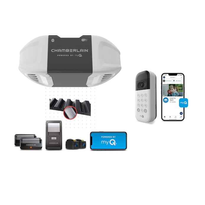 Chamberlain 1/2-HP Smart Belt Drive Garage Door Opener Wi-fi Compatibility Chamberlain 1/2-HP Smart Belt Drive Garage Door Opener Wi-fi Compatibility
