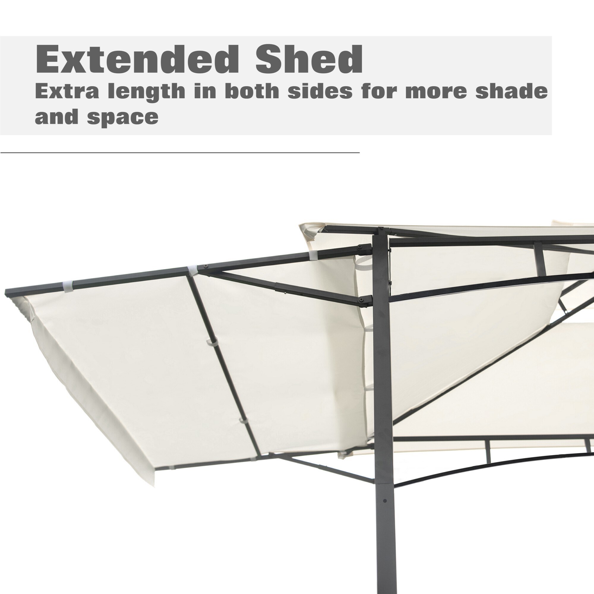 Afoxsos LWMX103 Wood-Resin-Gazebos - View #4