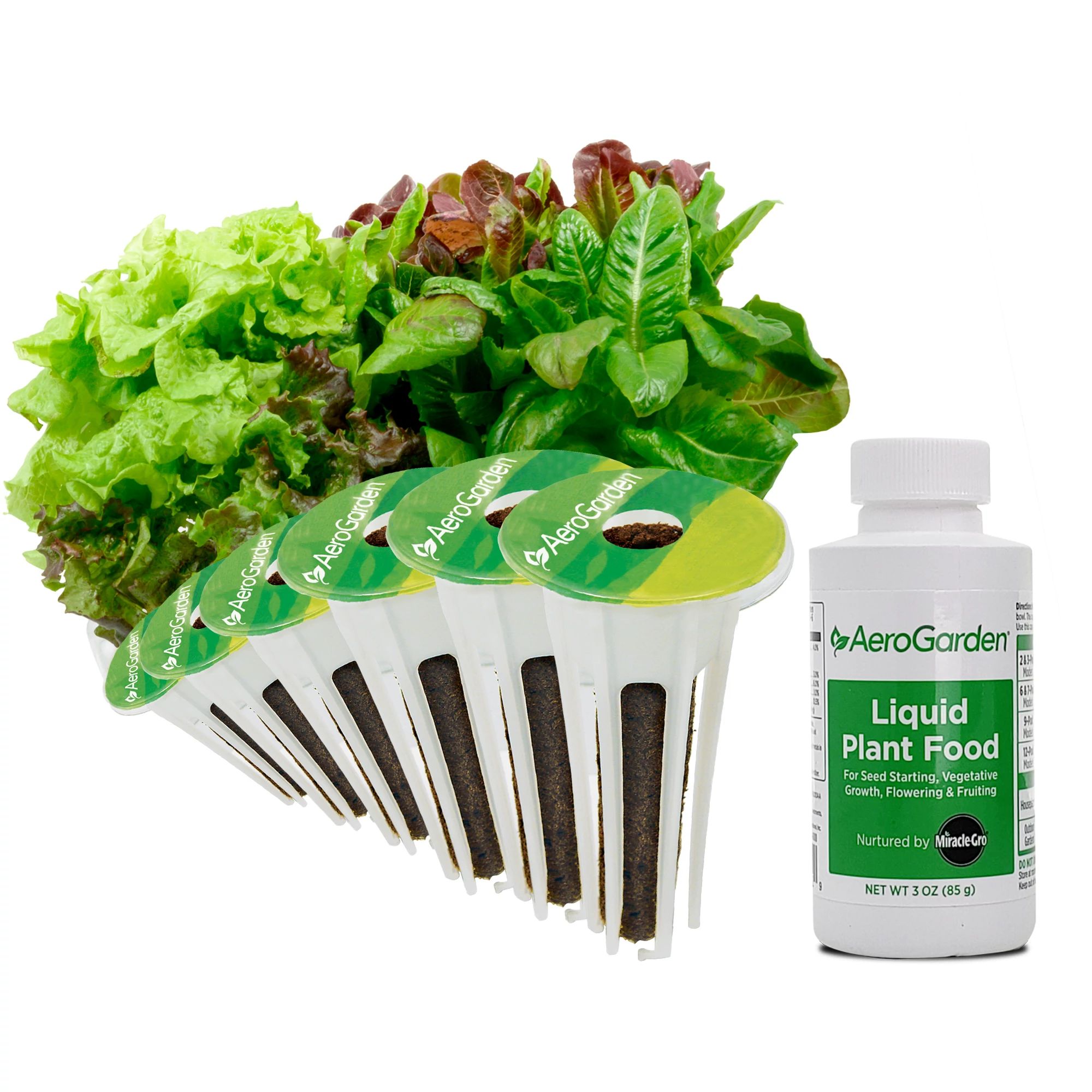 AeroGarden 806604-0208 Heirloom Salad Greens Seed Pod Kit 6-Count Planting/Growing Accessory