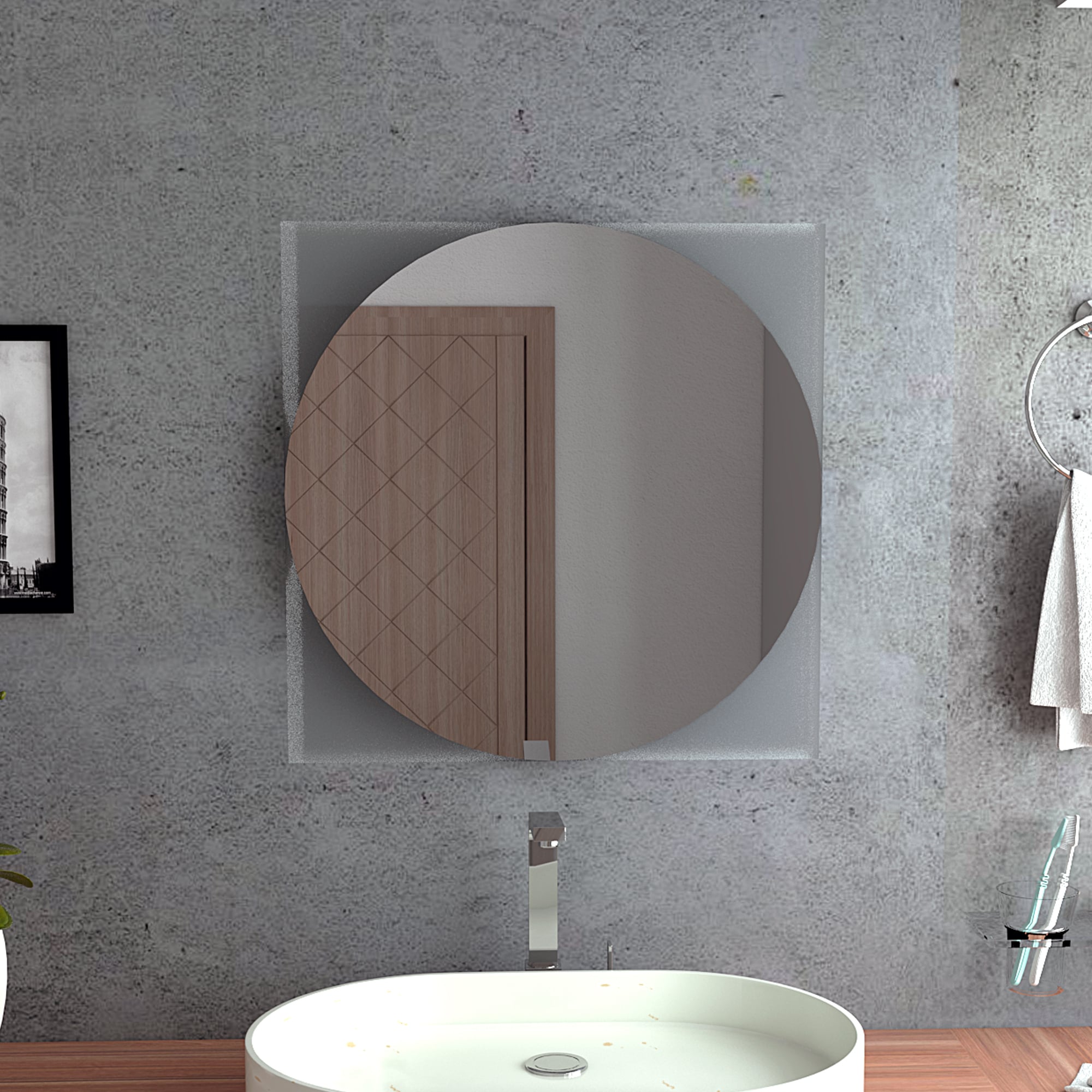 Tatayosi XH-122806 Framed-Bath-Mirrors - View #3