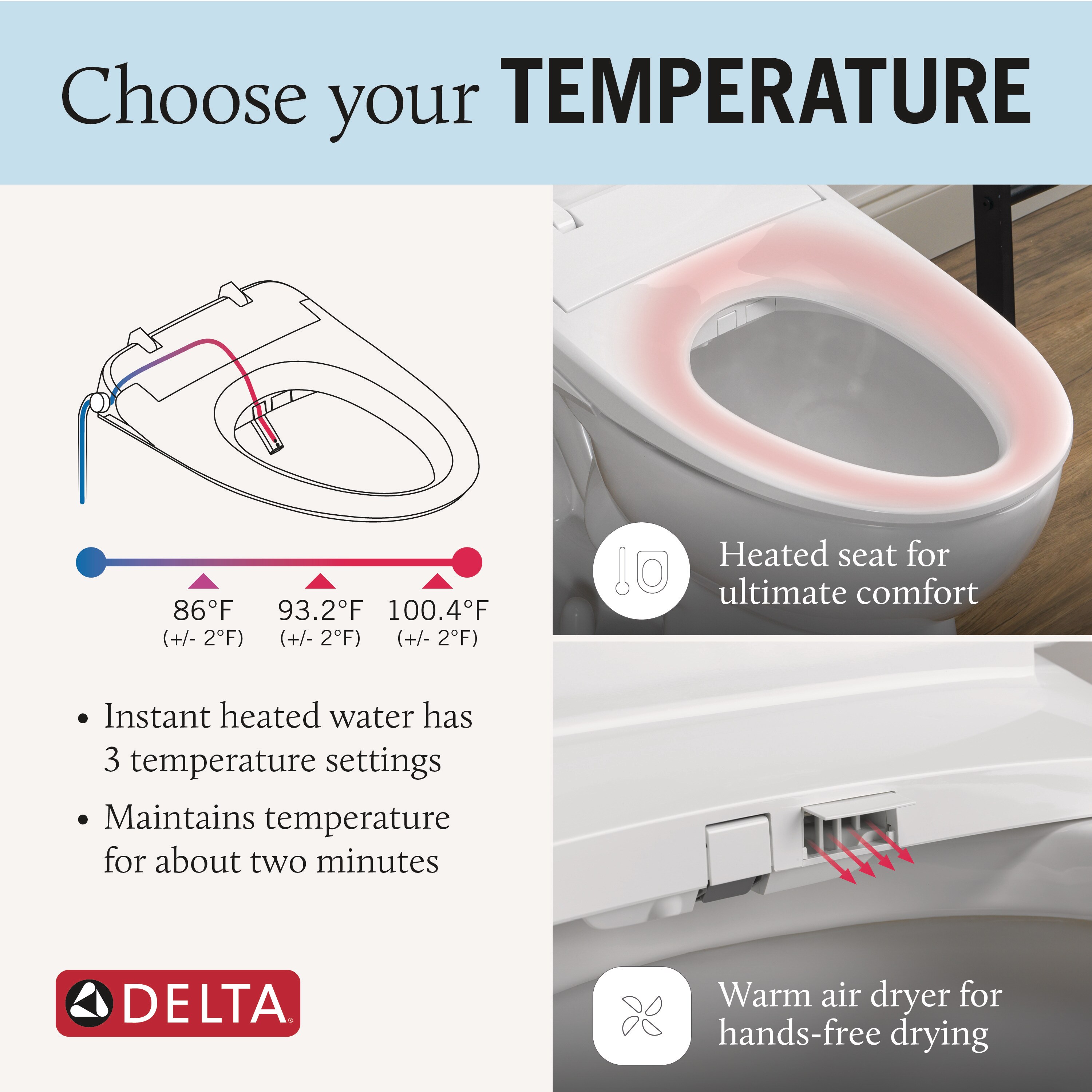 Delta 893006E-WH Bidet-Toilet-Seats - View #3