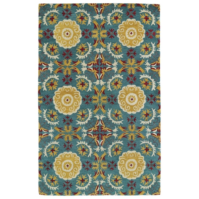 Kaleen Global Inspiration 9 X 12 Wool, Solid Color Area Rugs 6×9