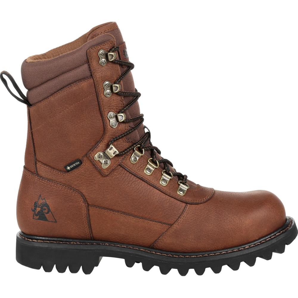 Rocky Men's Brown Waterproof Boots Size: 8 Medium in the Footwear ...