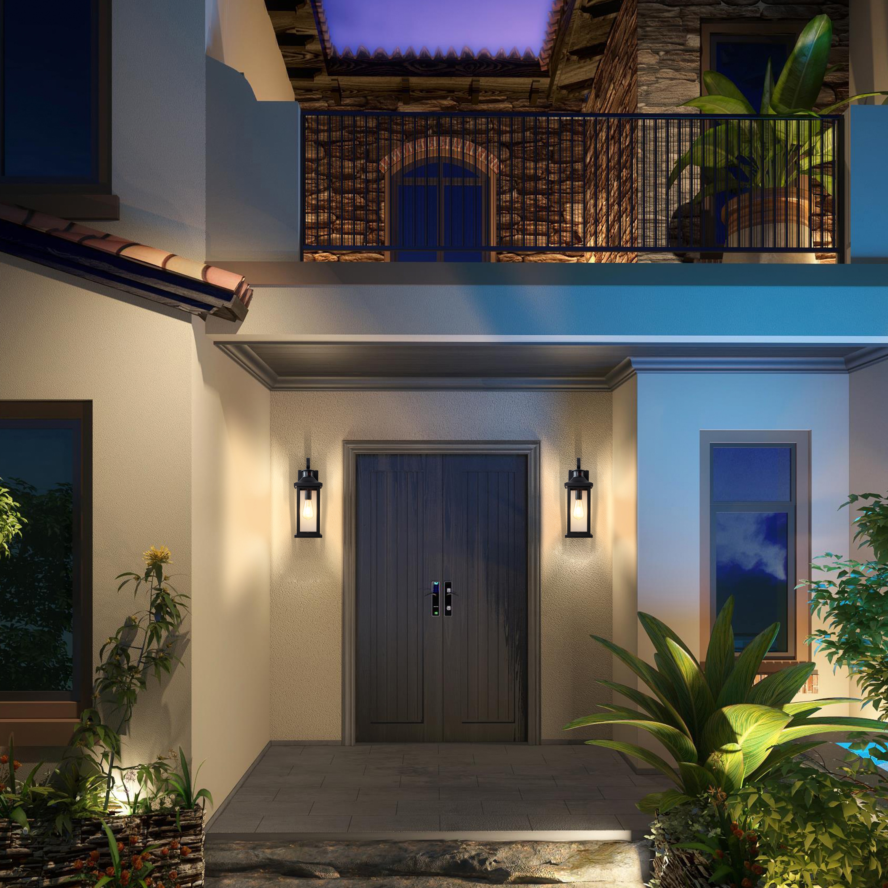 C Cattleya LCA2577-JUN-2W Outdoor-Wall-Lighting - View #6
