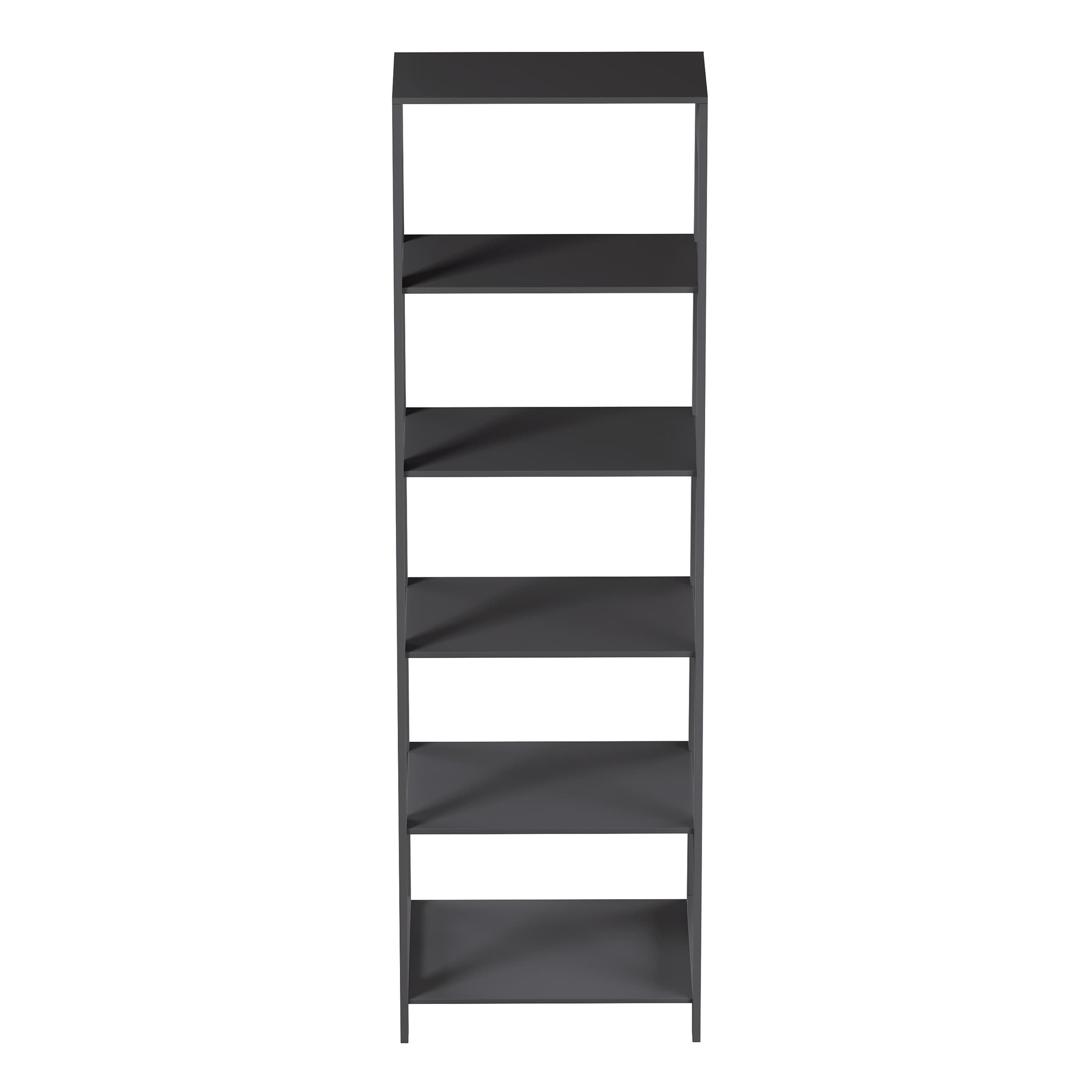 Lavish Home 80-SHF-4-GRY bookcases - View #3