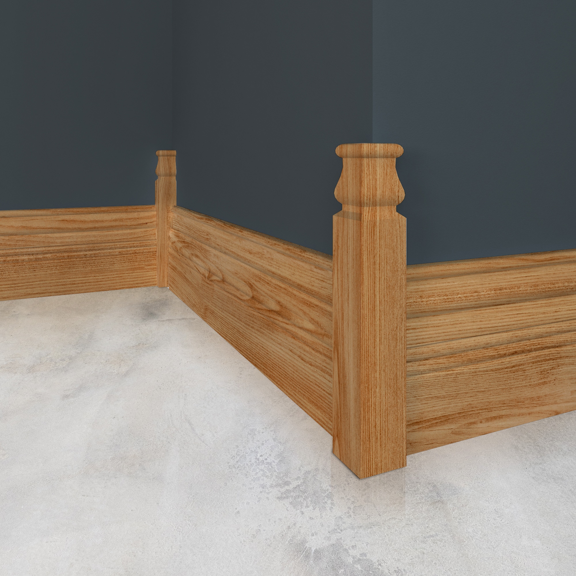Ornamental Mouldings BG892OBCOAK Moulding-Blocks - View #2
