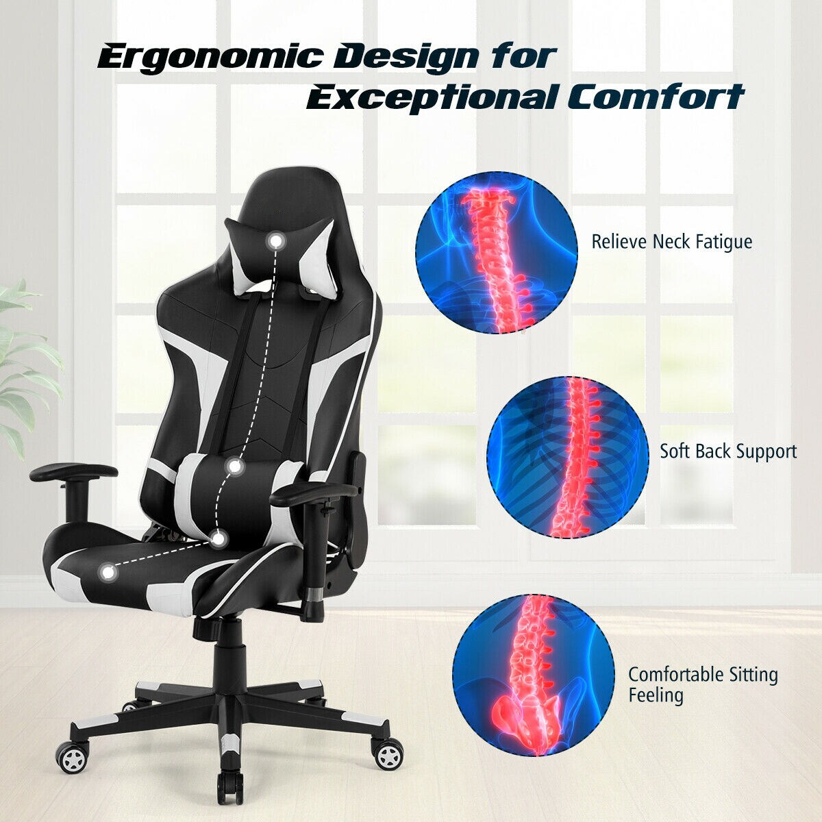 LIVIZA DCG10120BK Office-Chairs - View #6