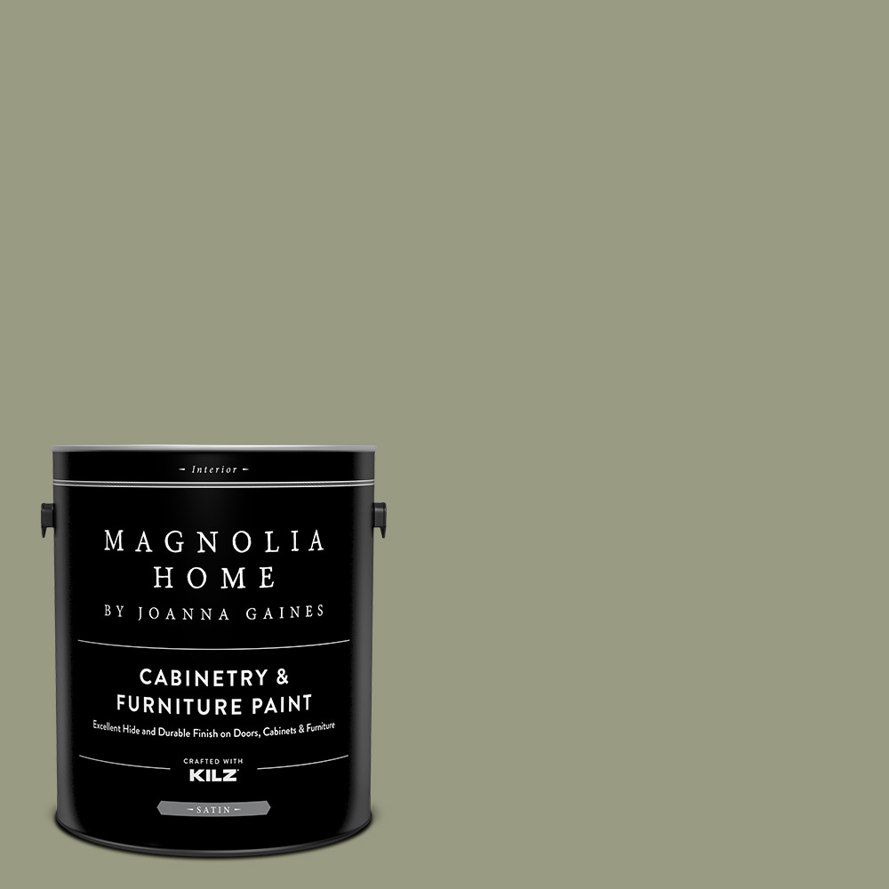 Magnolia Home MAG075-4141123  by Joanna Gaines Satin Garden Essential MAG075 Tintable Cabinet Furniture Paint Enamel ( 1-gallon )