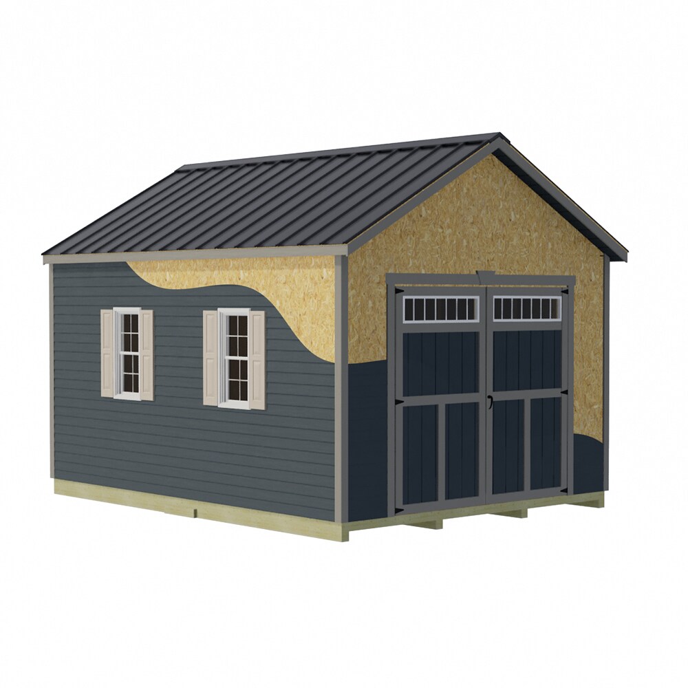 Best Barns Weston 12-ft x 20-ft Wood Storage Shed (Floor Included) in ...