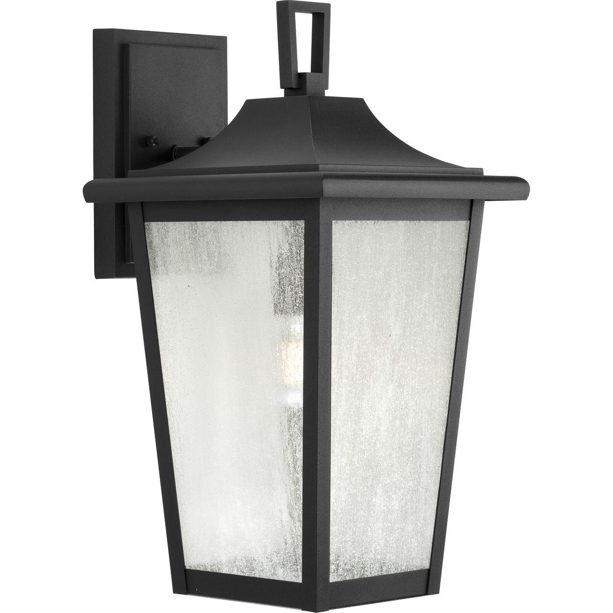 Progress Lighting P560309-031 Padgett 1 -Light 18.87-in H Black Hardwired Outdoor Wall Light