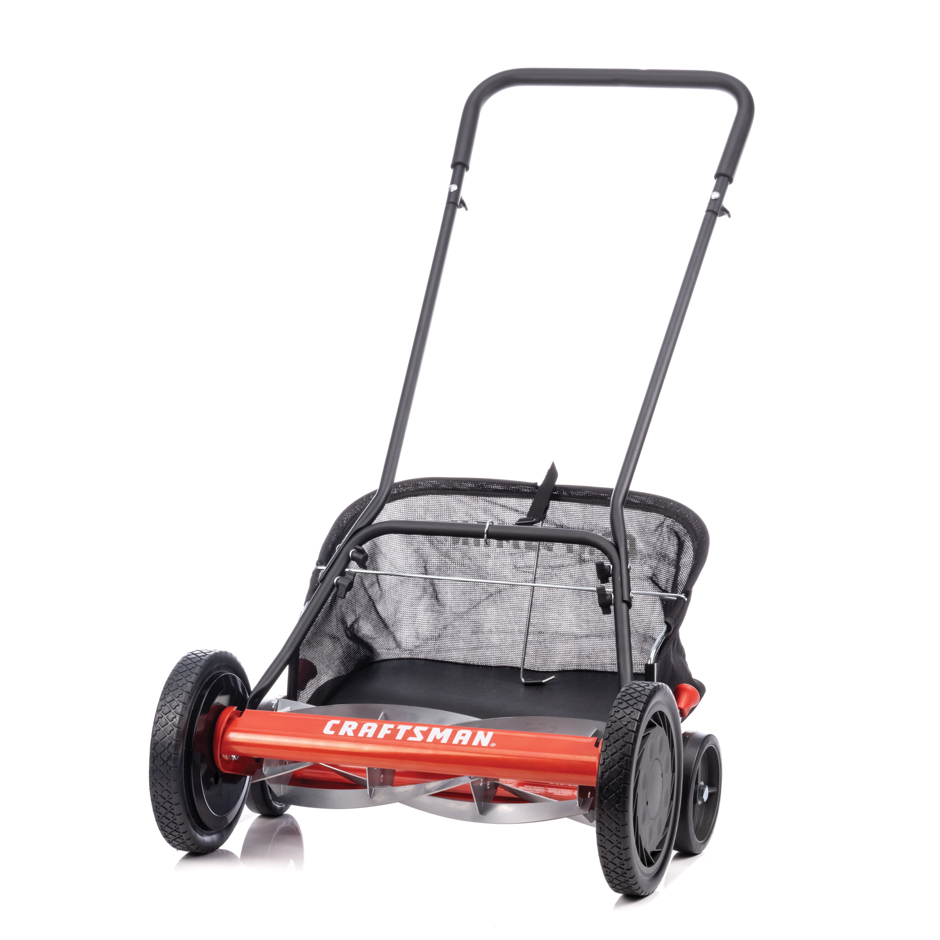 CRAFTSMAN 18-Inch 5-Blade Reel Lawn Mower with Bagger, Adjustable