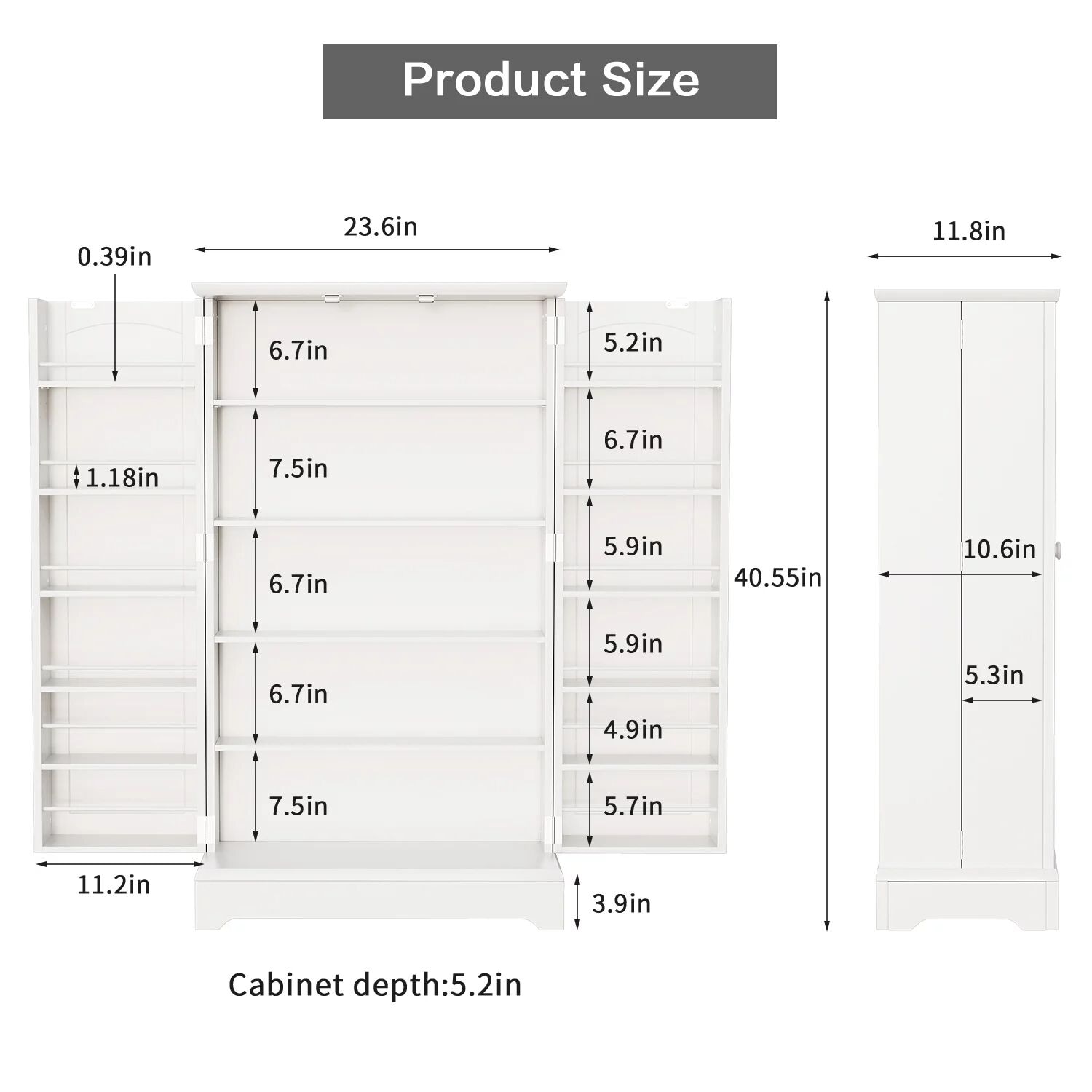 Vineego LS-CB23-0170-2 Pull-Out-Cabinet-Baskets - View #6
