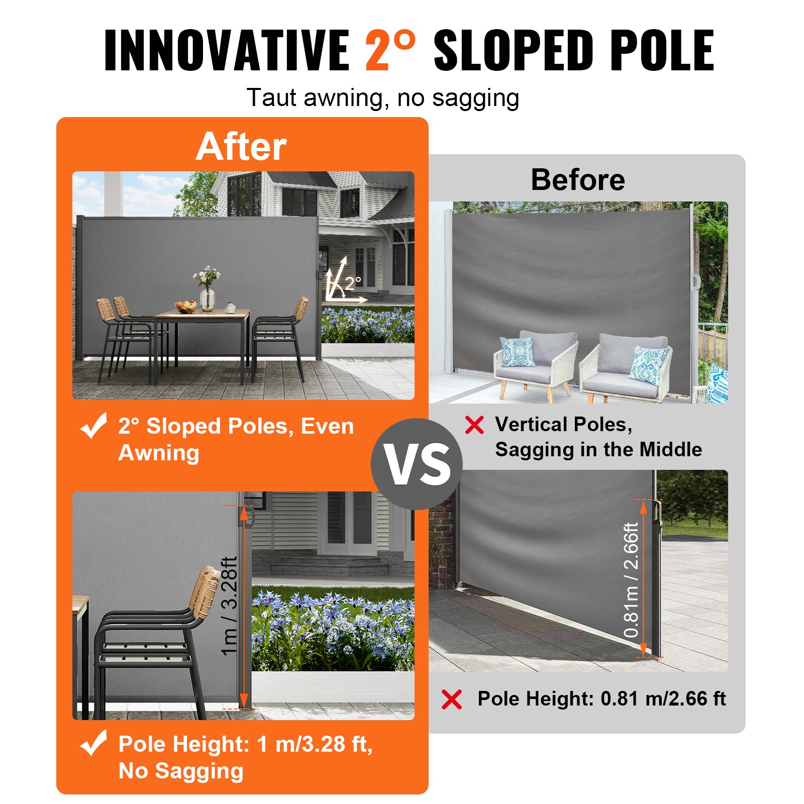 VEVOR KSSCP180X350D1WHJV0 awnings - View #5