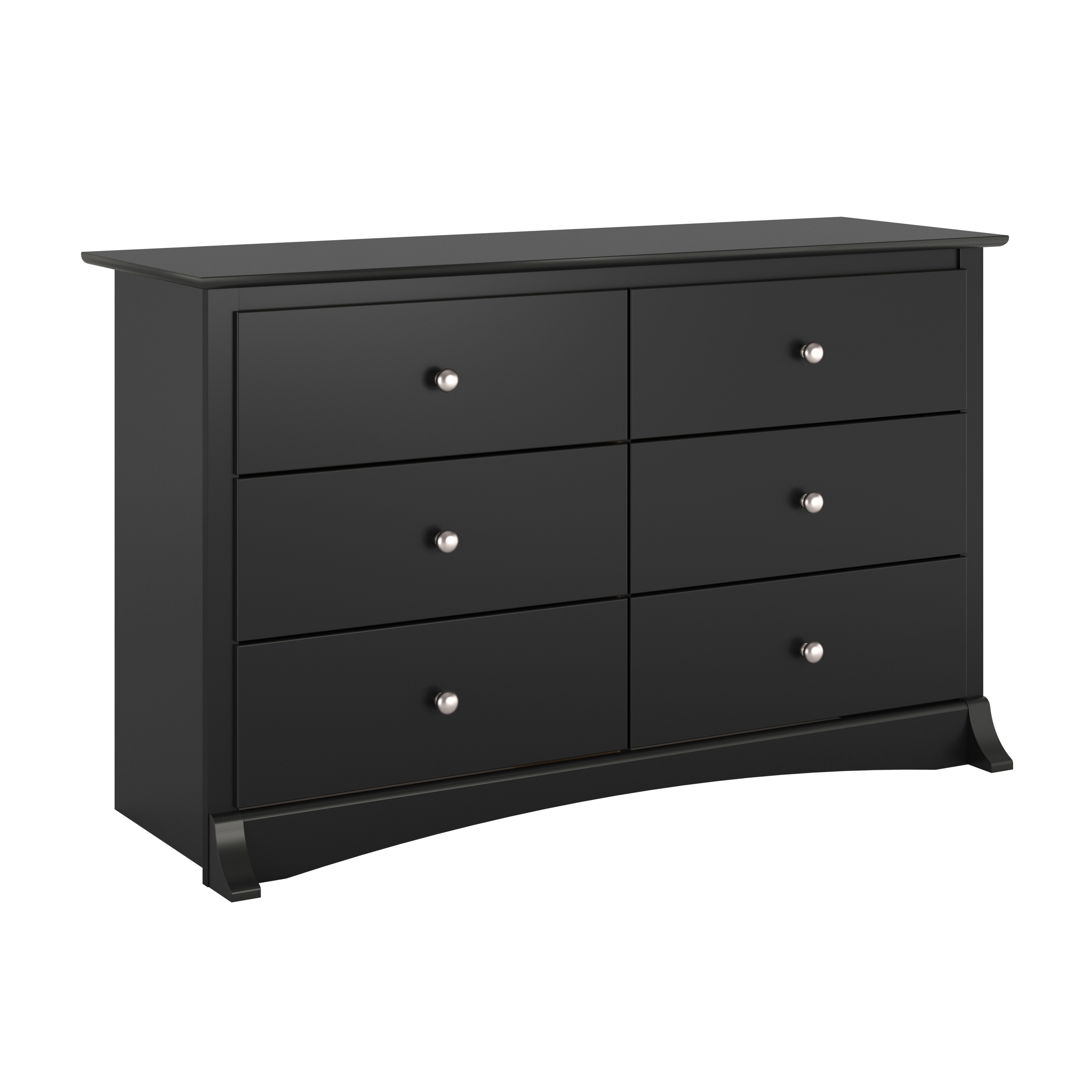 Prepac BDC-4829 Sonoma Black 6 -Drawer Standard dresser