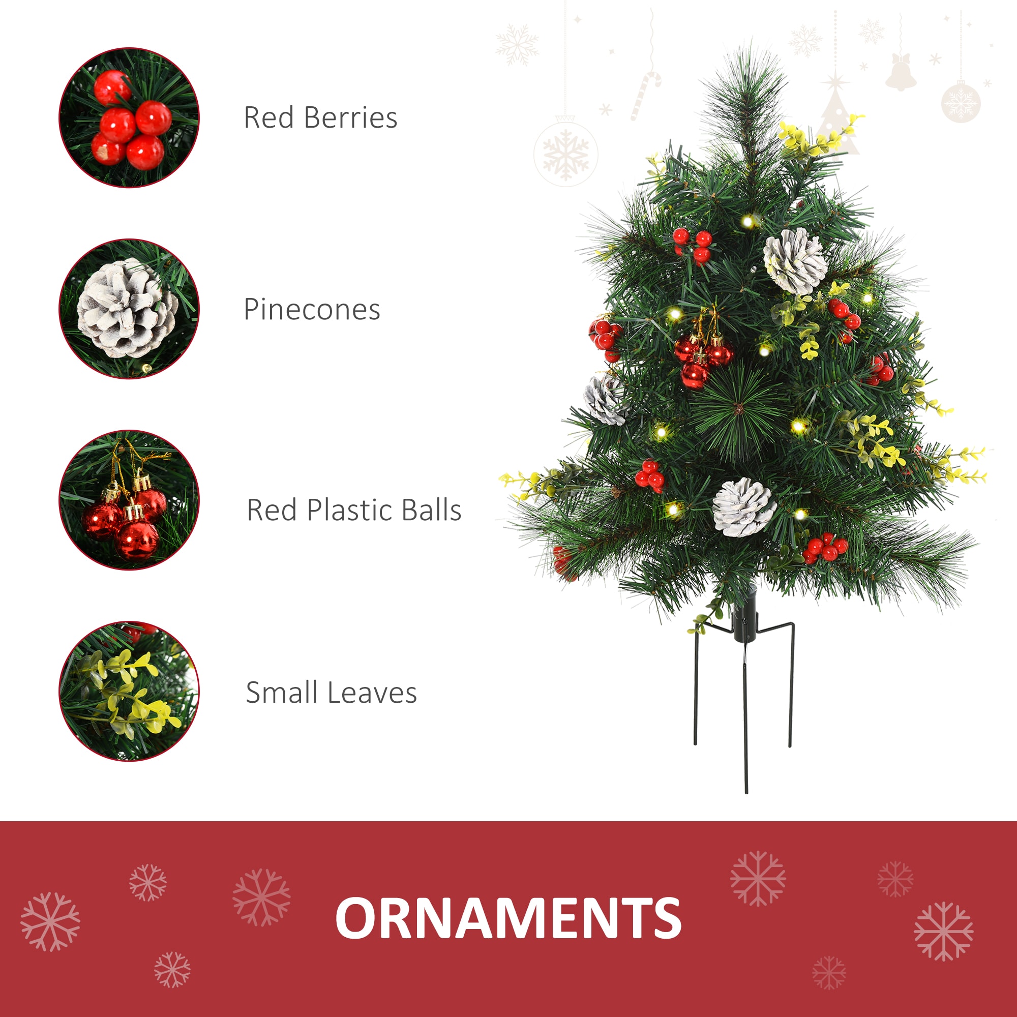 LOVMOR SF-M-W2225P249634 Artificial-Christmas-Trees - View #4