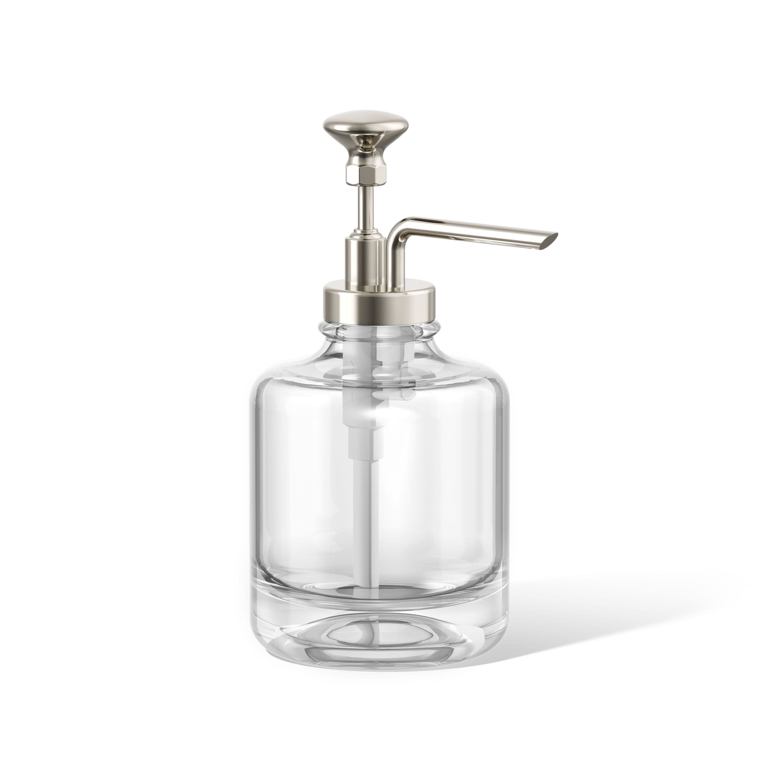 KOHLER - Artifacts Vibrant Polished Nickel 16.0-oz Capacity Freestanding Soap and Lotion Dispenser