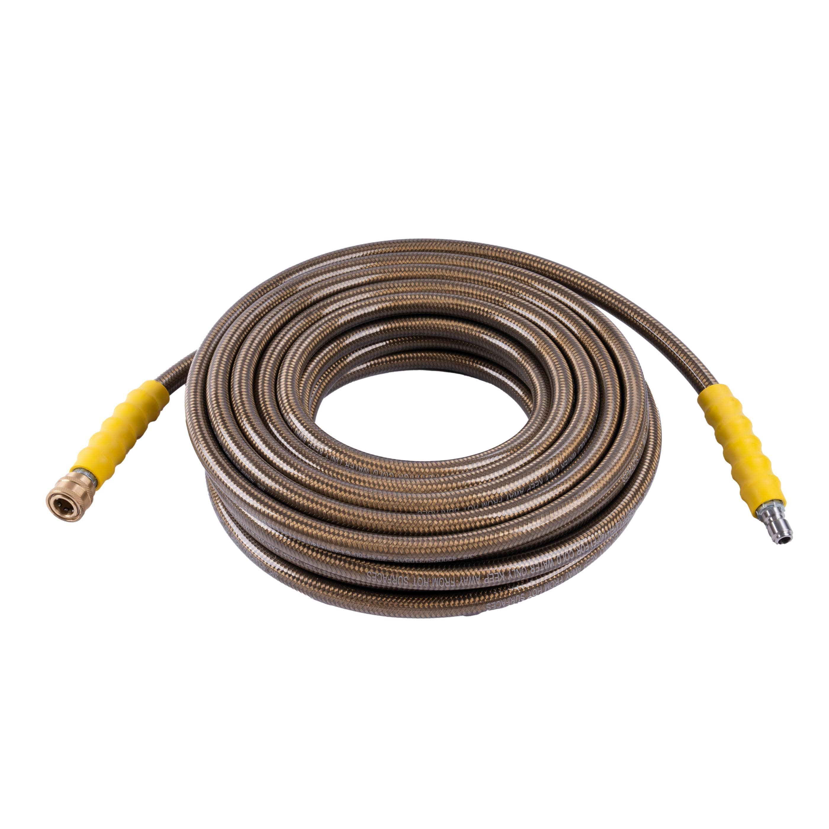 SurfaceMaxx Steel and Polyester Braided 3/8-in x 50-ft , up to 4500-PSI Pressure Washer Hose #SGY-PWA1204