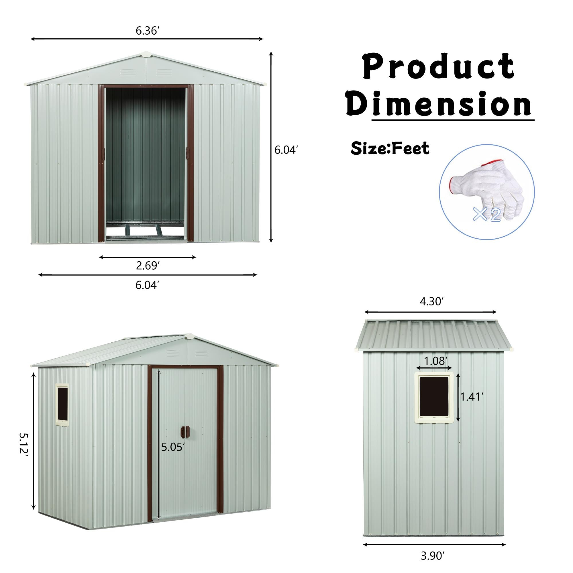 Bayfeve BF-101978-SD Metal-Storage-Buildings-Sheds - View #8