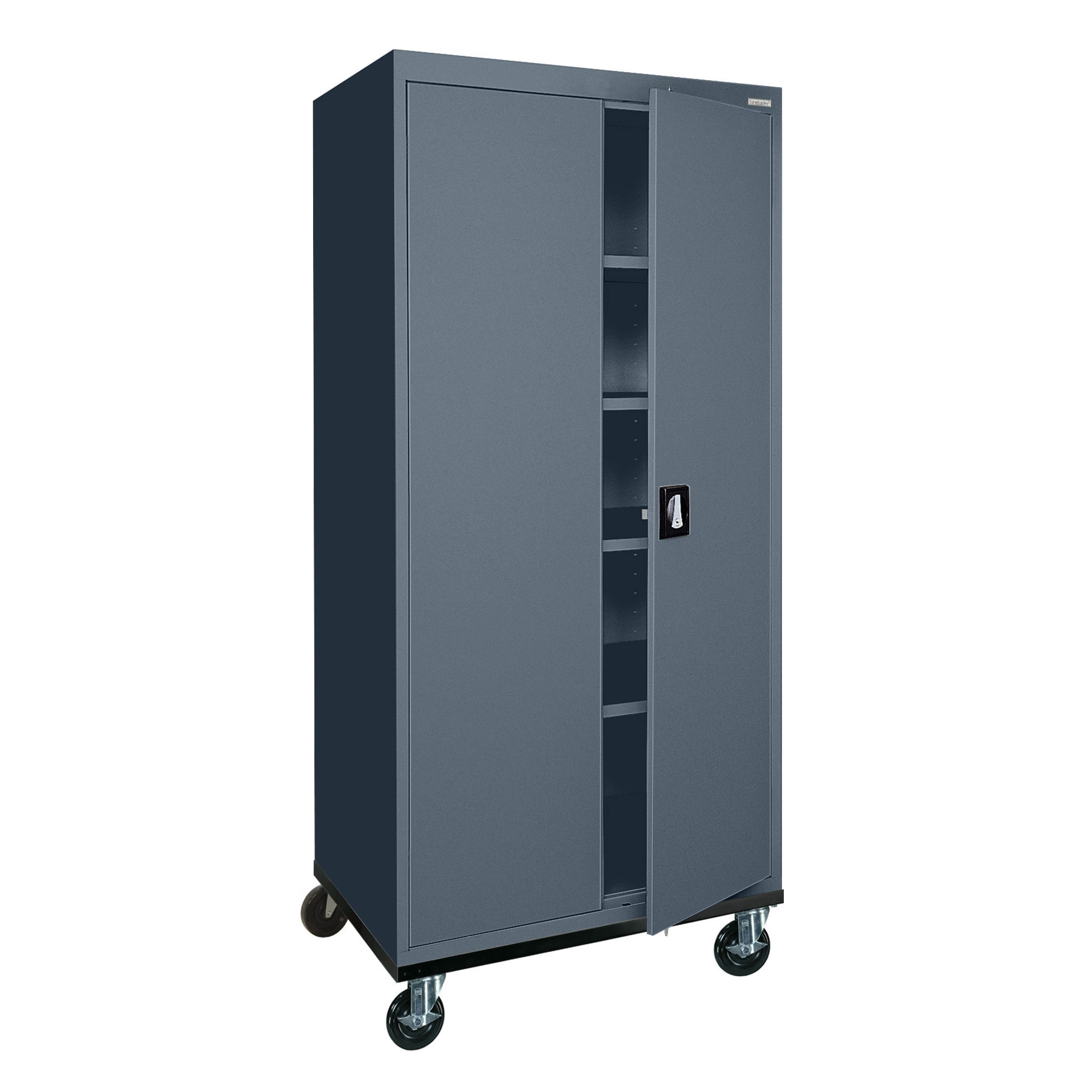 36-in W x 78-in H x 24-in D Freestanding Steel Garage Cabinet in Gray | - Sandusky TA4R362472-02