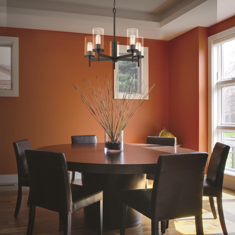 Golden Lighting 7011-5 BLK-CLR b090015 - View #6