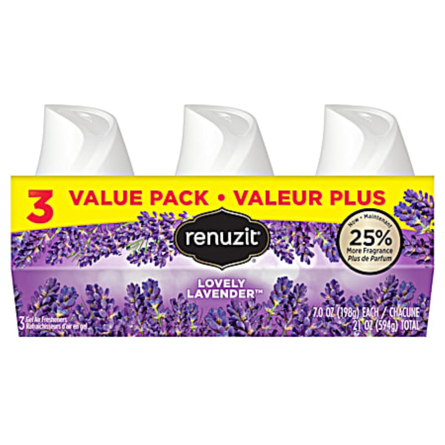 Renuzit 43343 7 Ounce(s) Lavender Air Freshener 3 -Pack