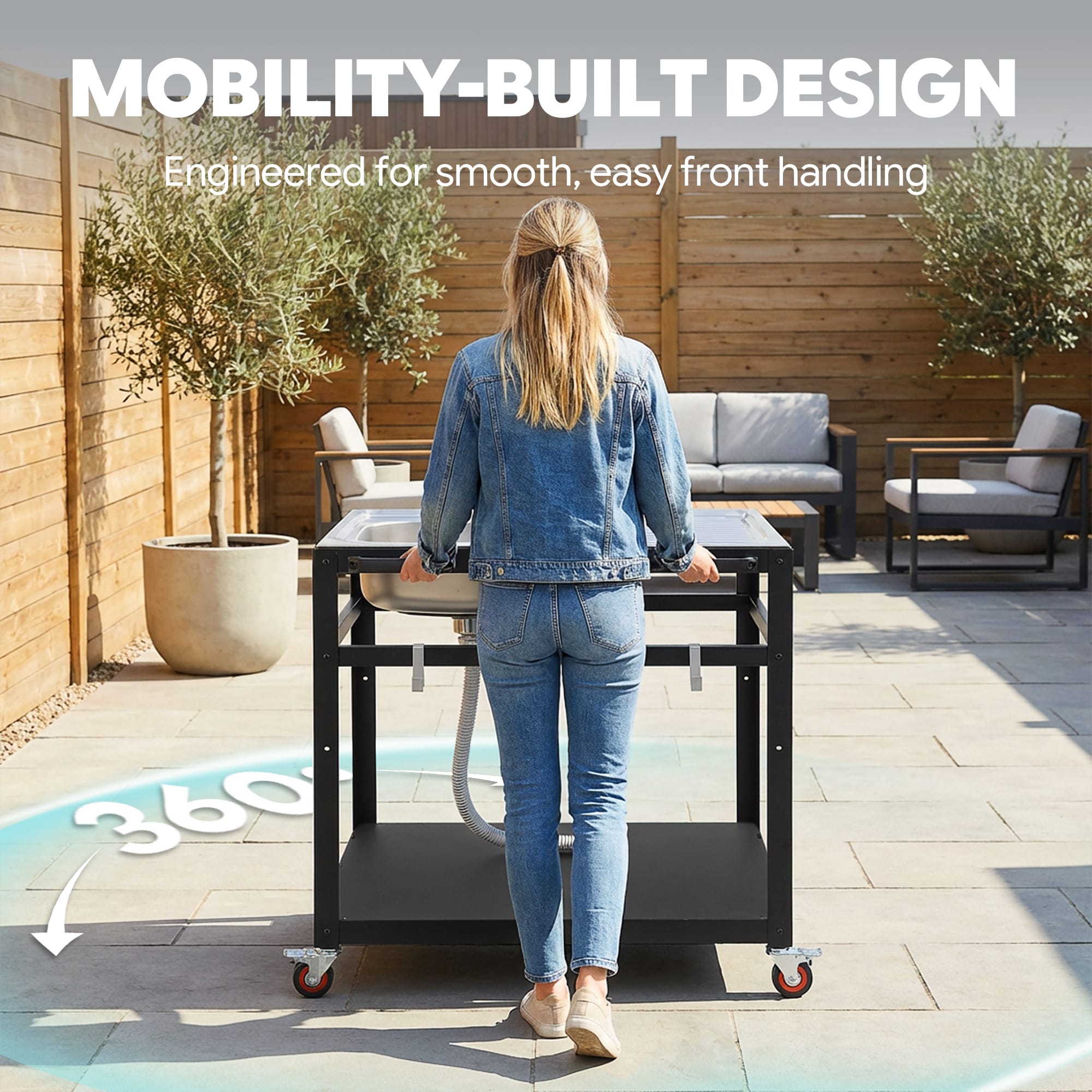 Feasto KT2435B Grill-Carts-Grill-Stands - View #5