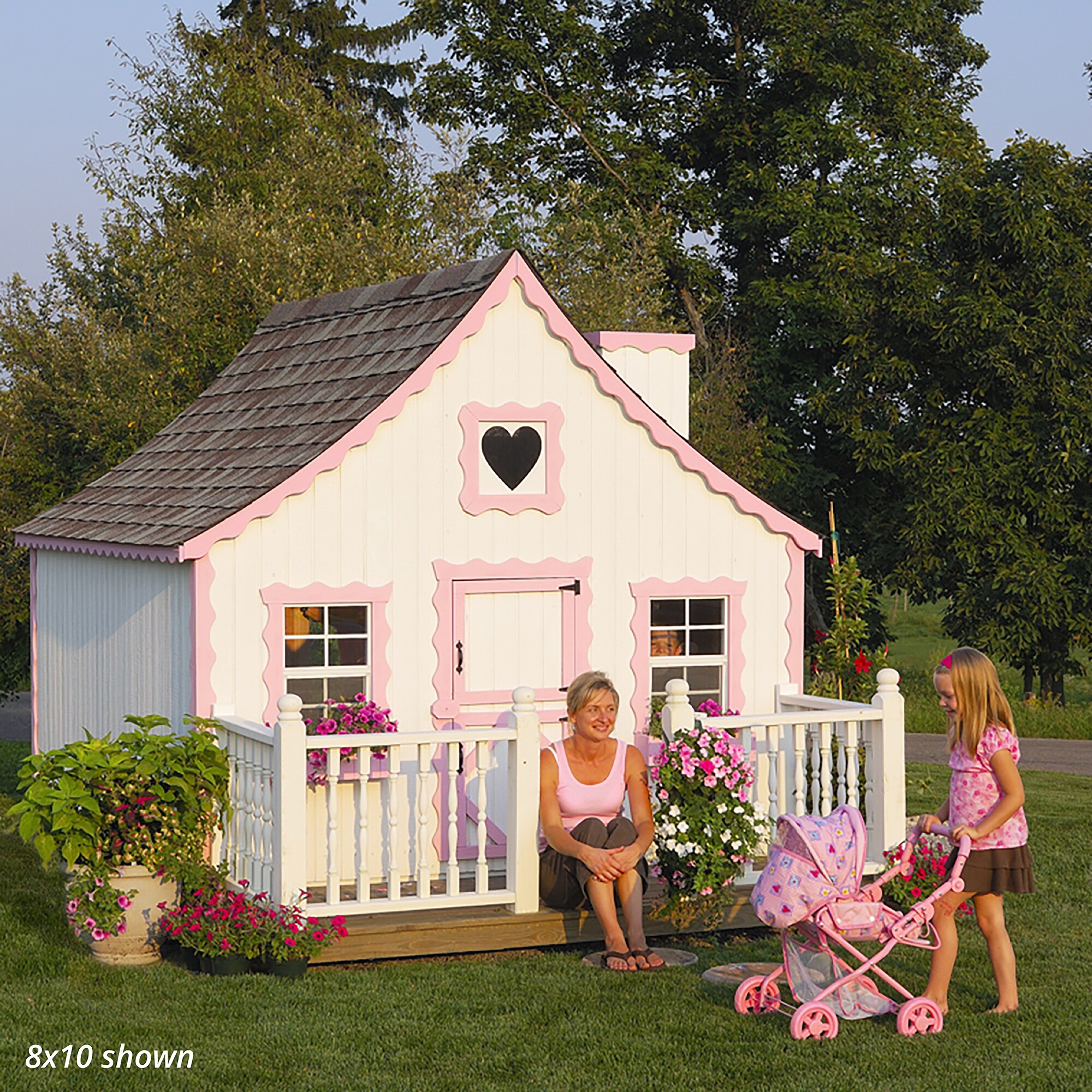 Little Cottage Co 8X10 GBP-PNK-FK-LFT playhouses - View #8