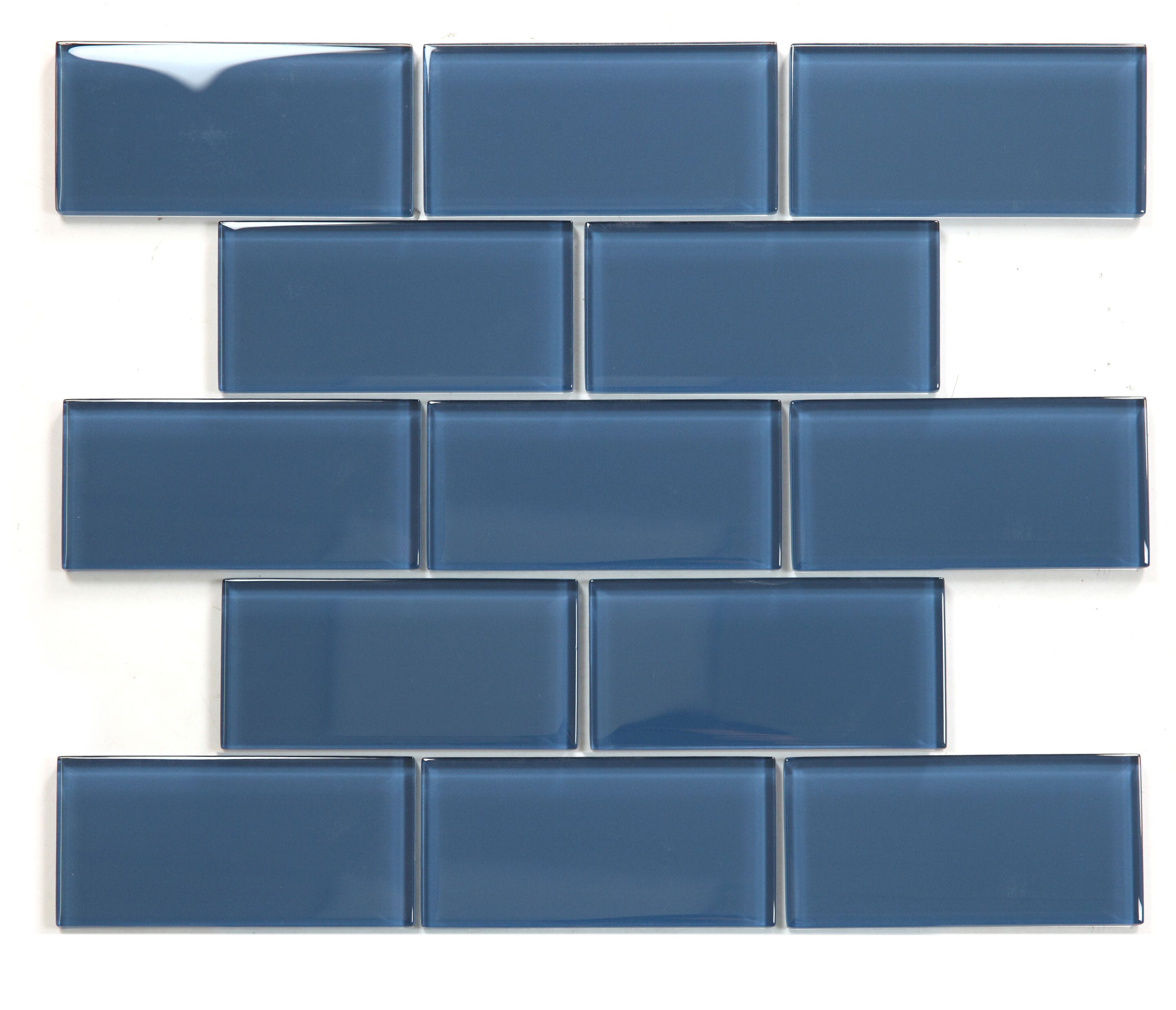 Translucent Jade Green Glass Mosaic Tile for Walls and Floors