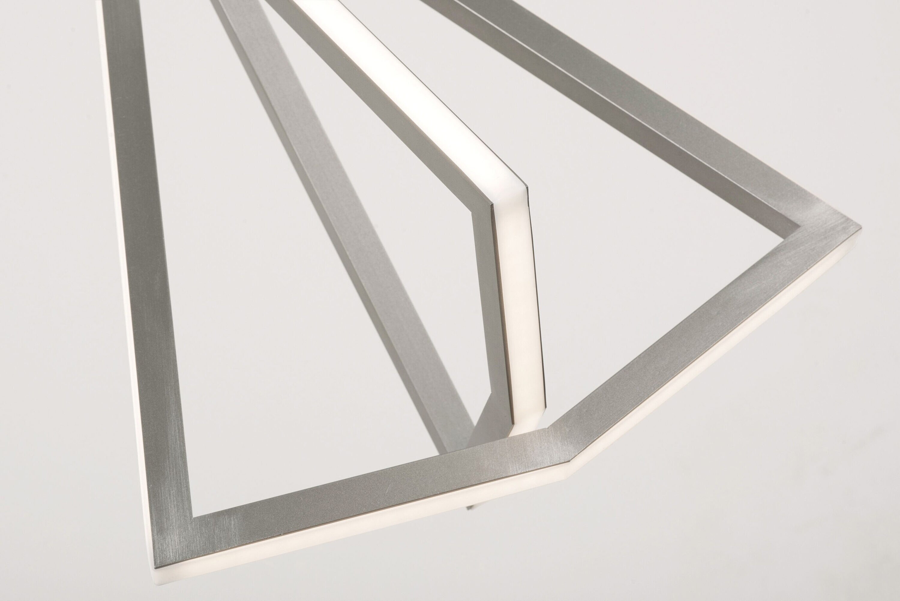 Gianna Satin Nickel 36" Aluminum LED Pendant Light