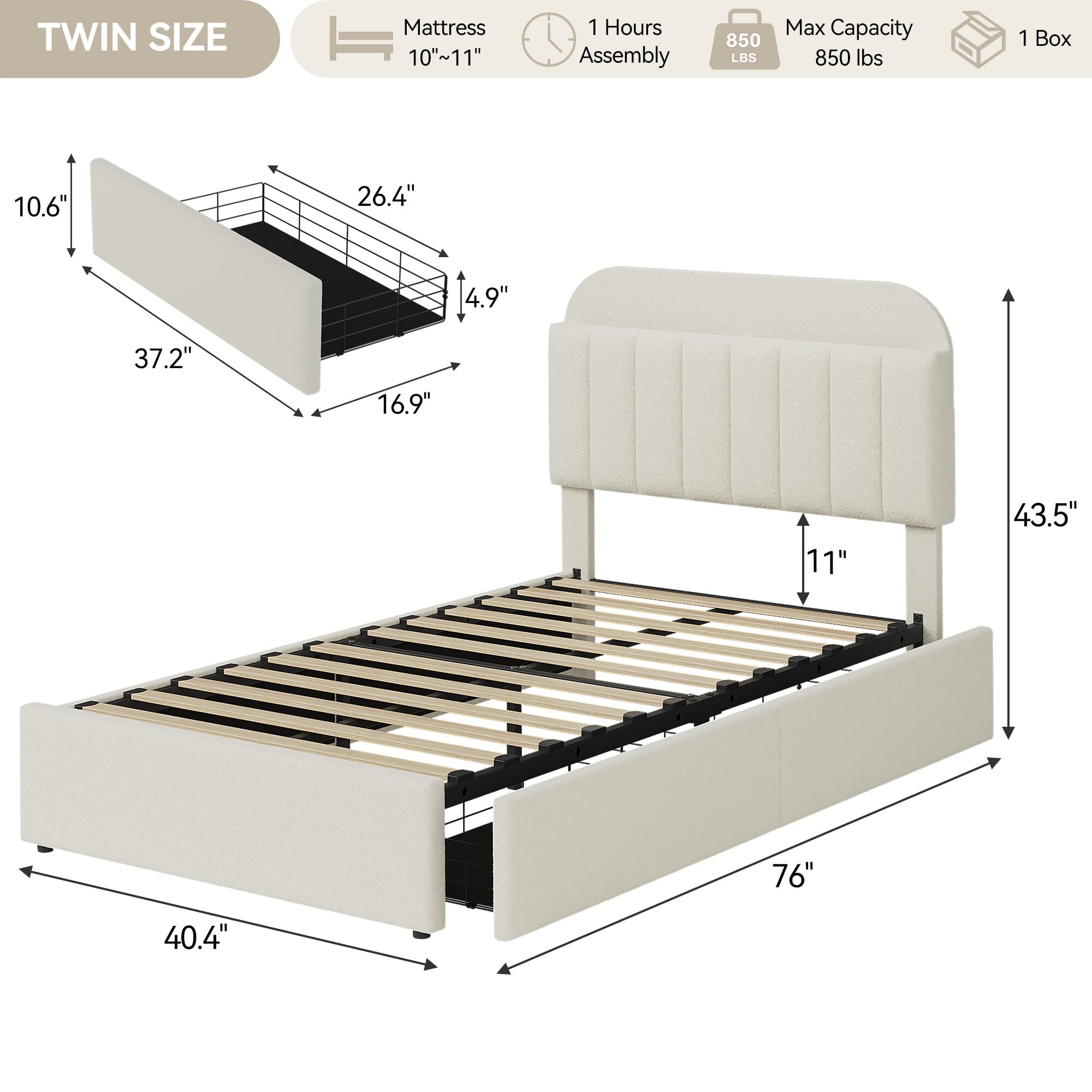 Garvee VGX-PHO-34A3XVS3-N beds - View #2