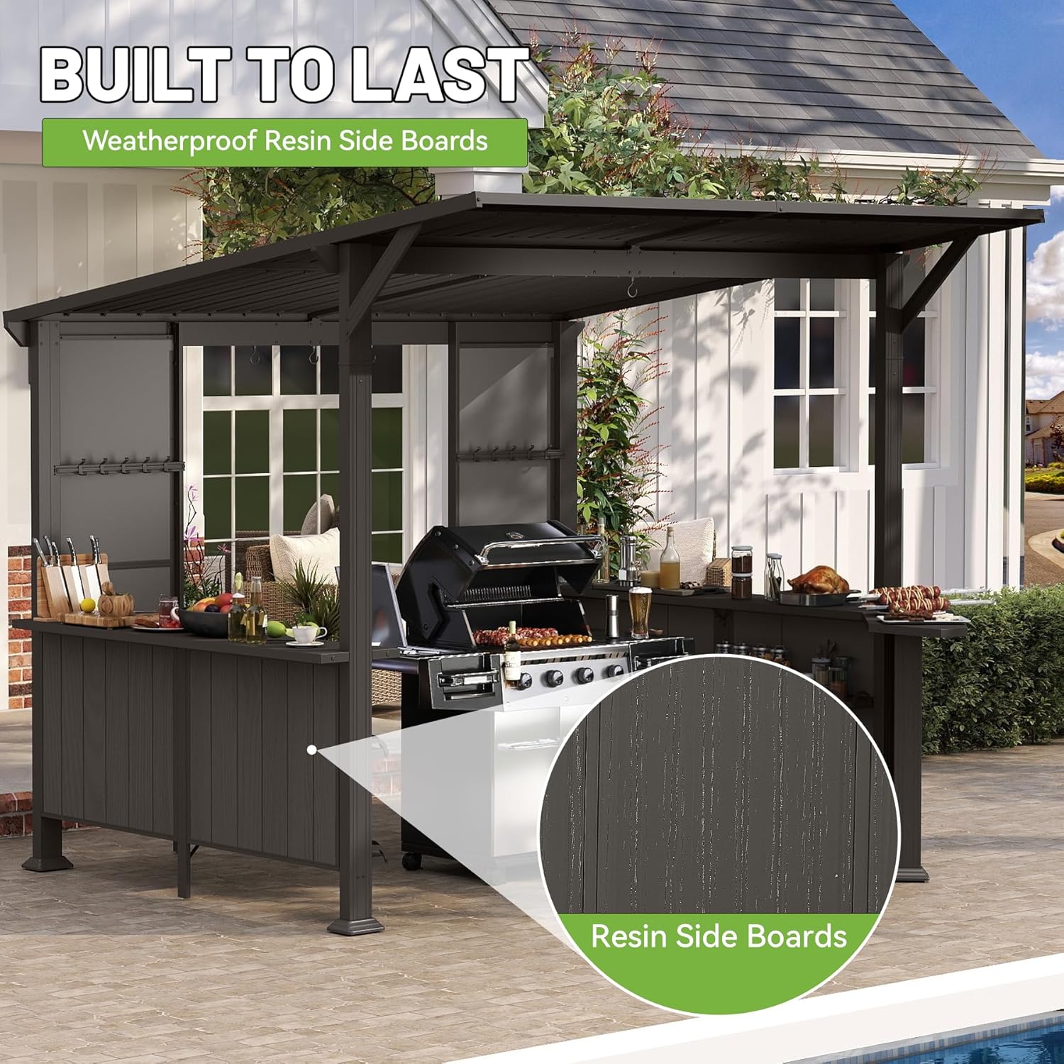 ToolCat LS2-59-HW Wood-Resin-Gazebos - View #6