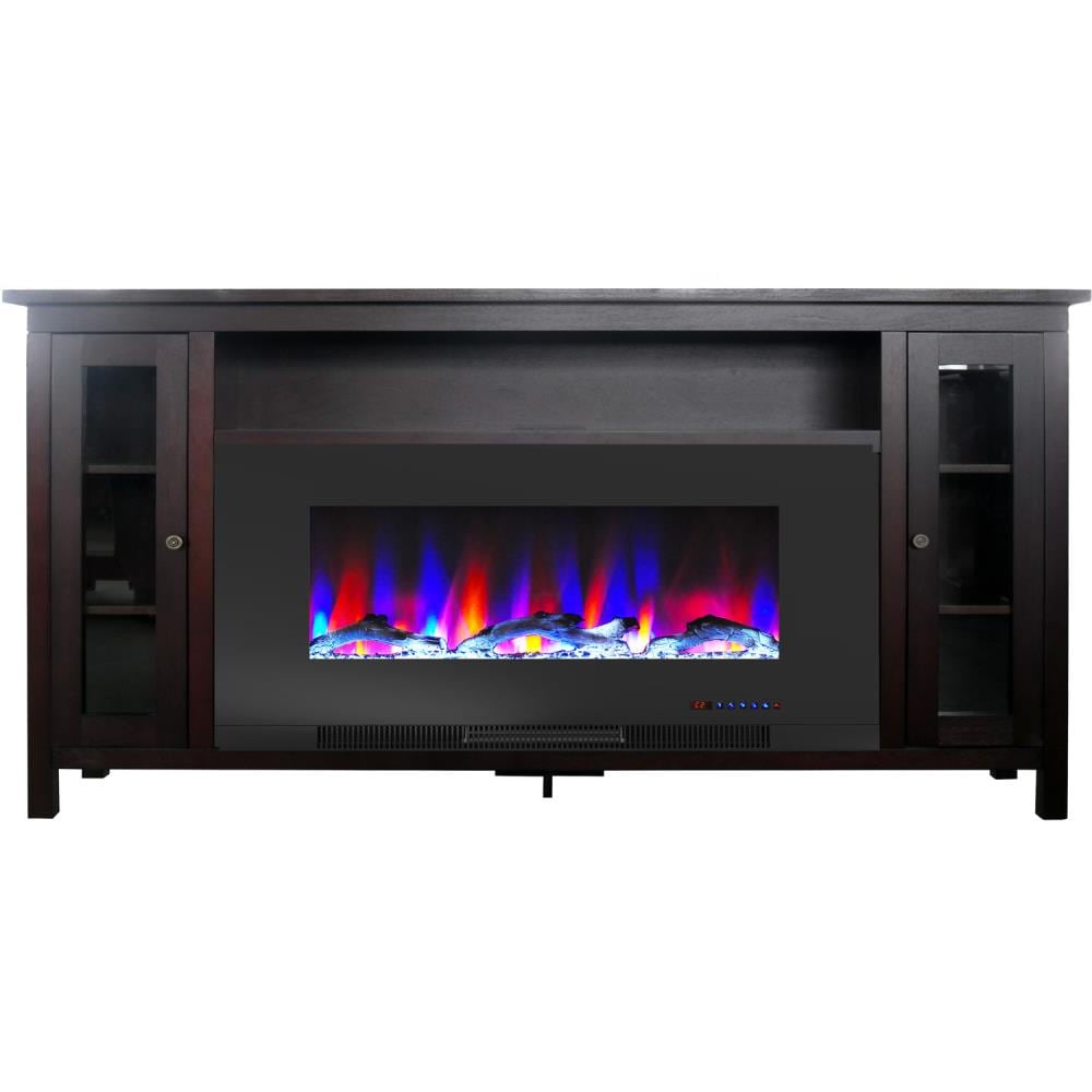 Cambridge 72.3-in W Cherry Fan-forced Electric Fireplace CAM7233-1CHRLED Sansujyuku sansujyuku.com