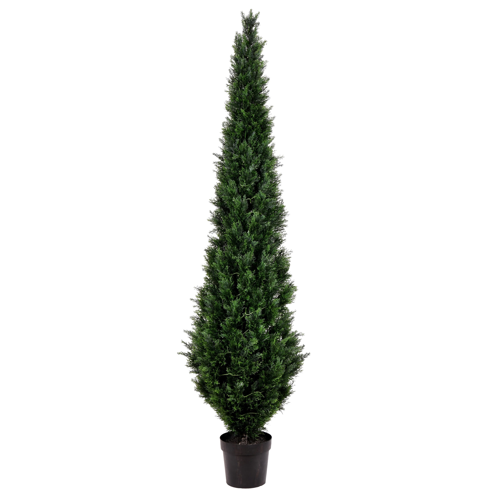Vickerman TP170696 96-Inches Green Indoor/Outdoor Floor Cedar Artificial tree