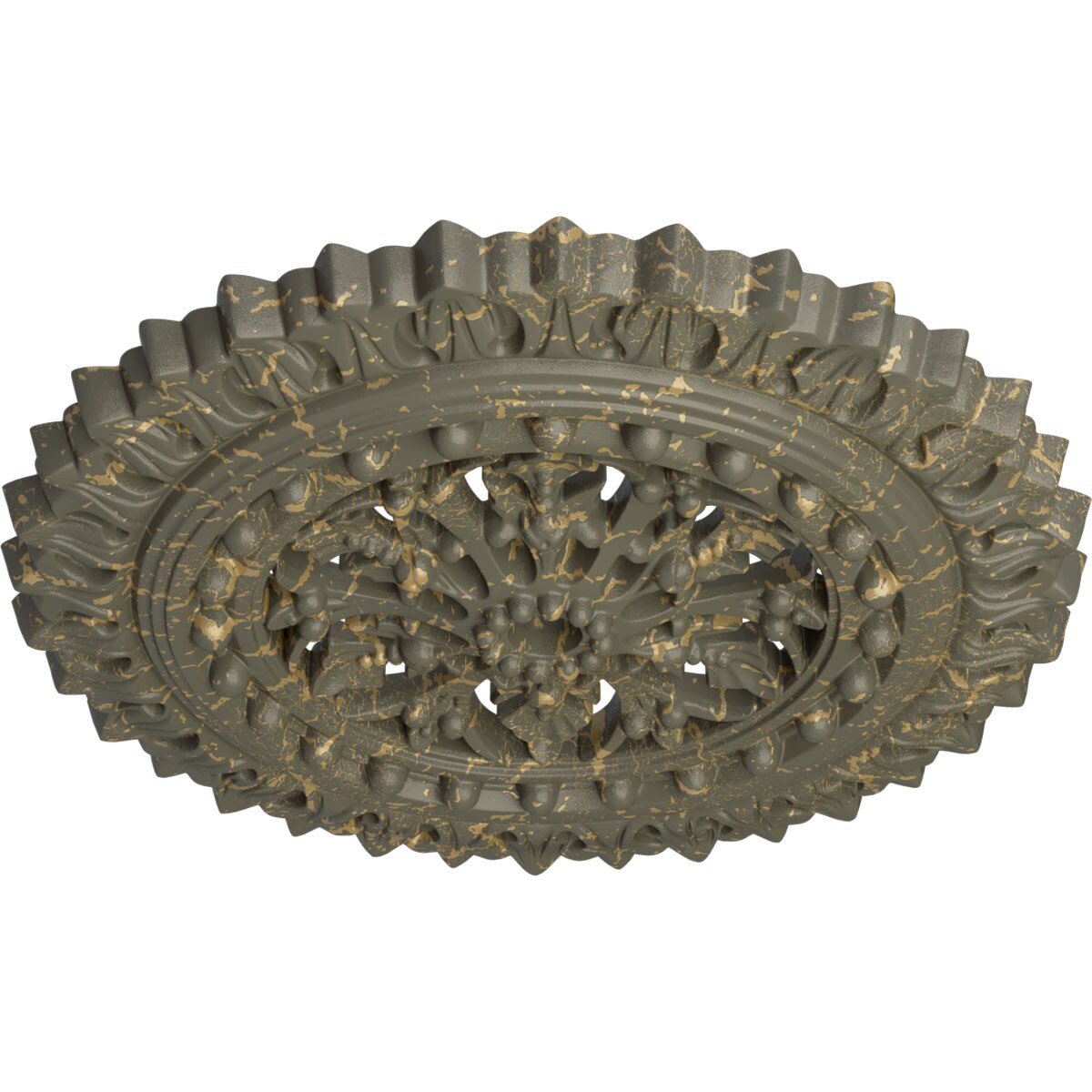 Ekena Millwork CM18SKWHC Ceiling-Medallions - View #2