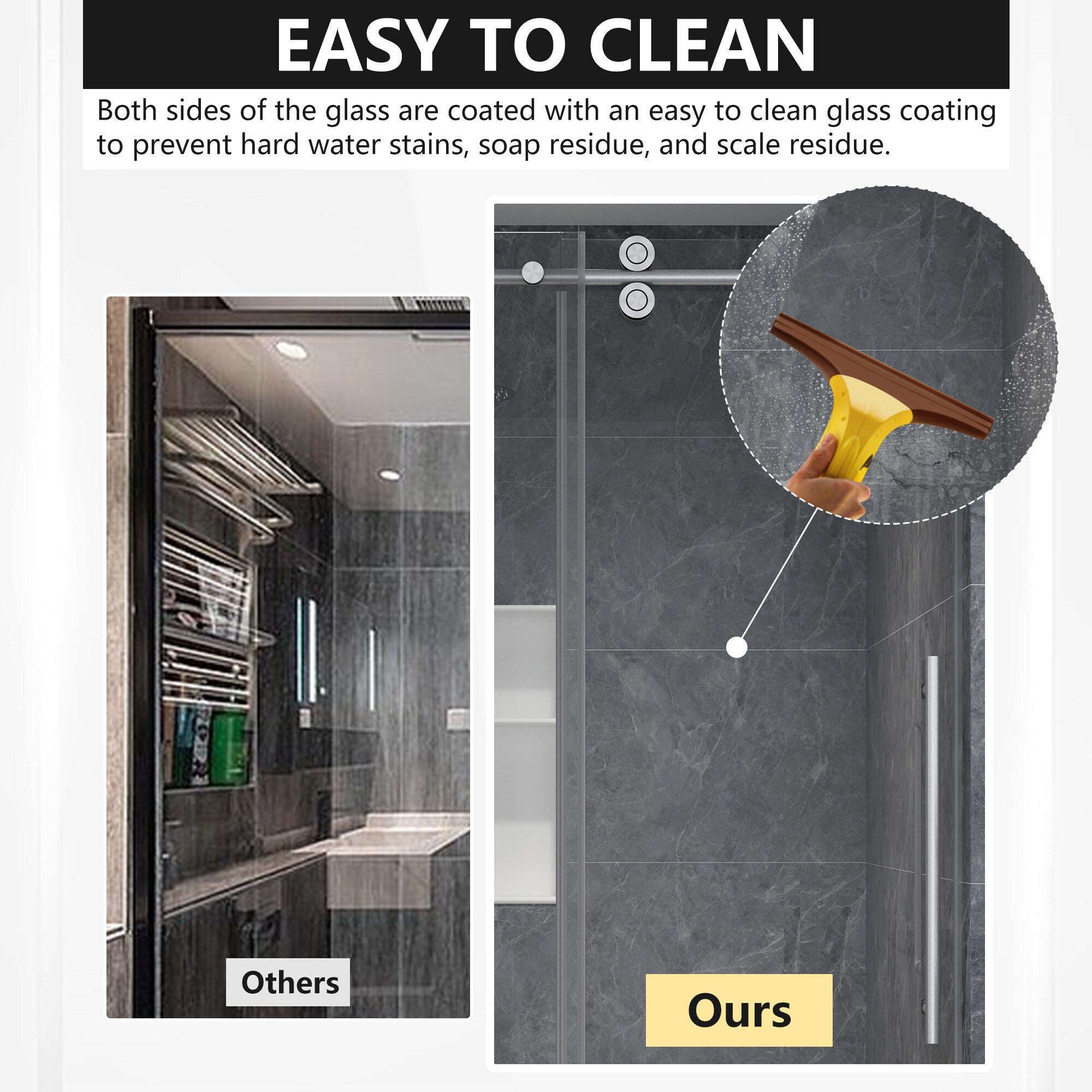 CASAINC CA-LBD9-4876BN Shower-Doors - View #8