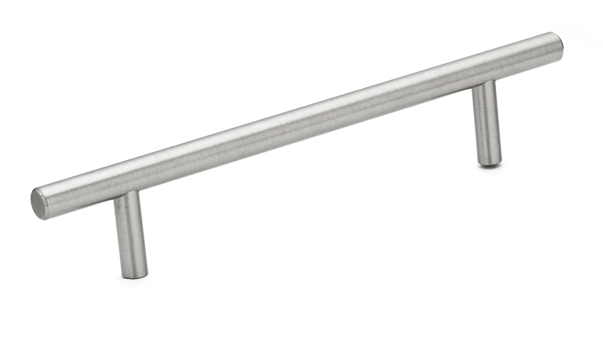 Avellino Collection 7 1/16 in. (180 mm) Brushed Nickel Modern Cabinet Bar  Pull