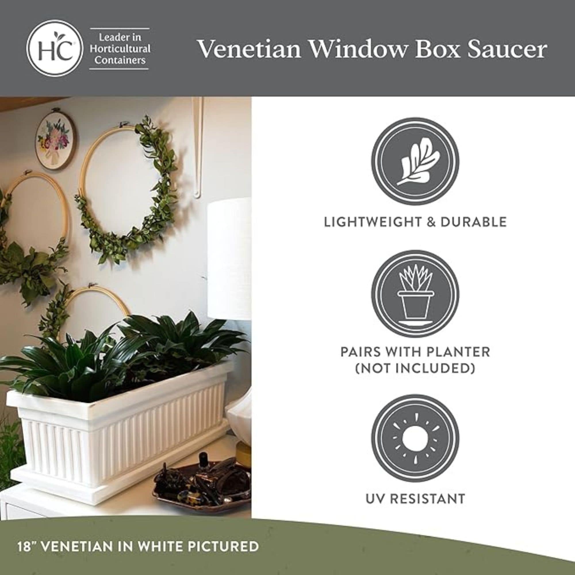 The HC Companies SVN30000E21C006LRTQE Planter-Window-Box - View #3