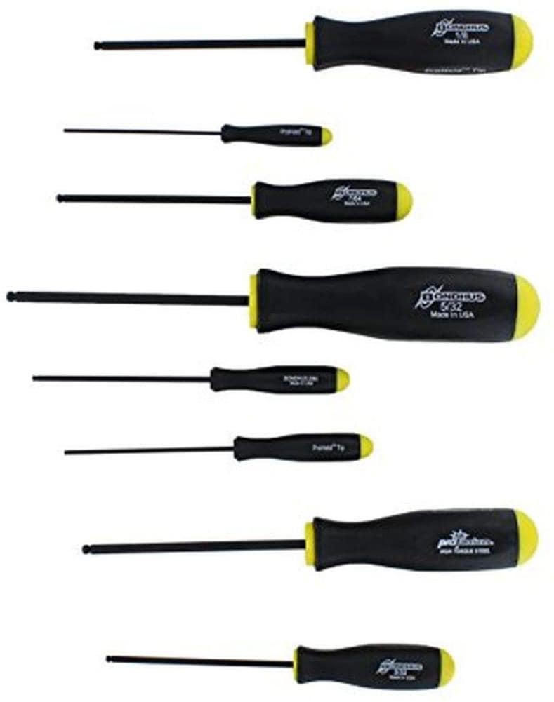 Bondhus 74632 Standard (SAE) 8 -Pieces Ball End Hex key set