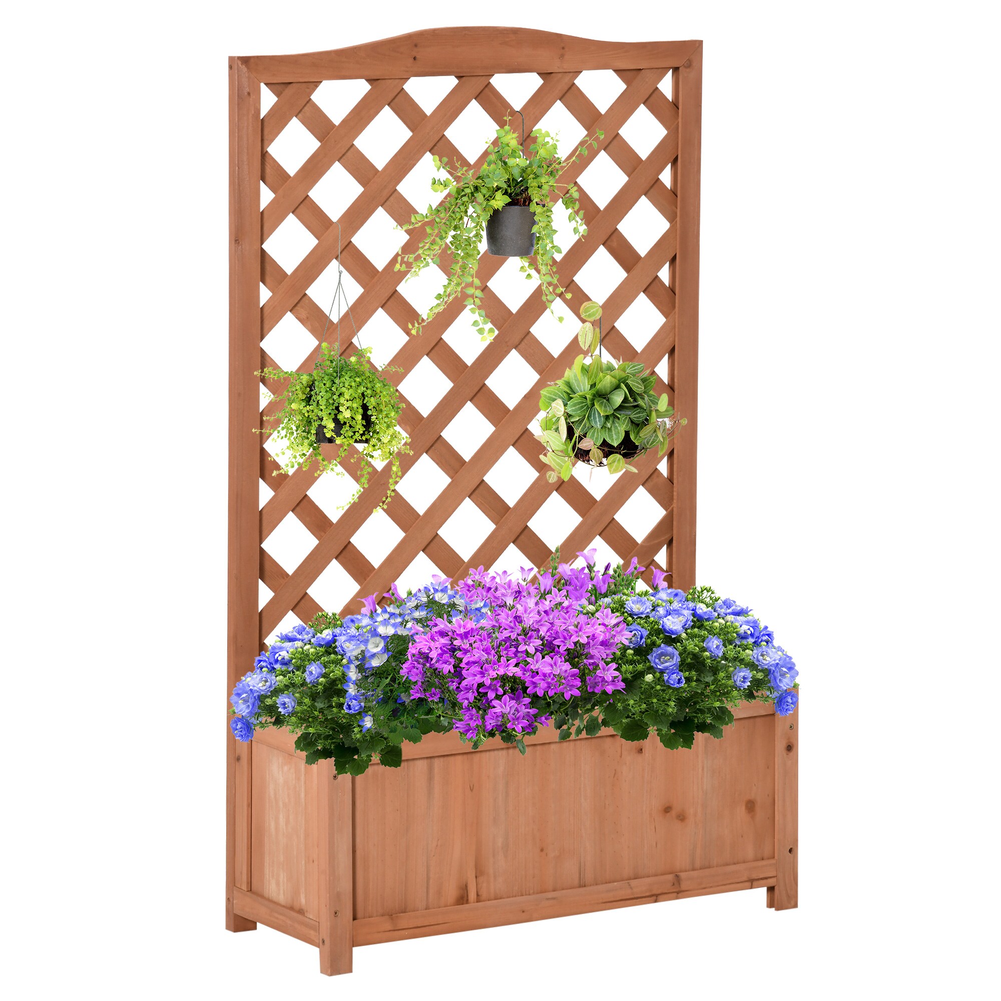 ZAKLOOP WU2225P217232 Garden Brown Wood Garden Seat