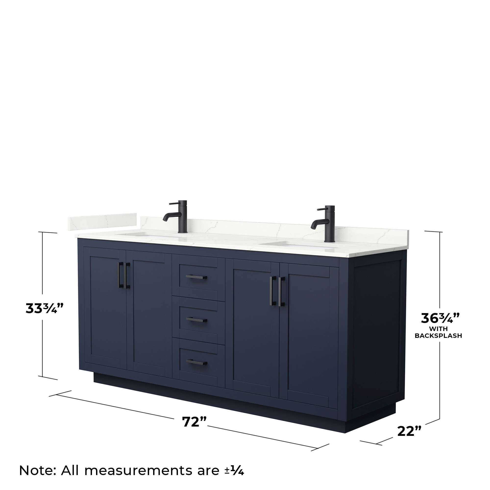 Wyndham Collection WCF292972DBBGTUNSM70 Bath-Vanity-Combo - View #6