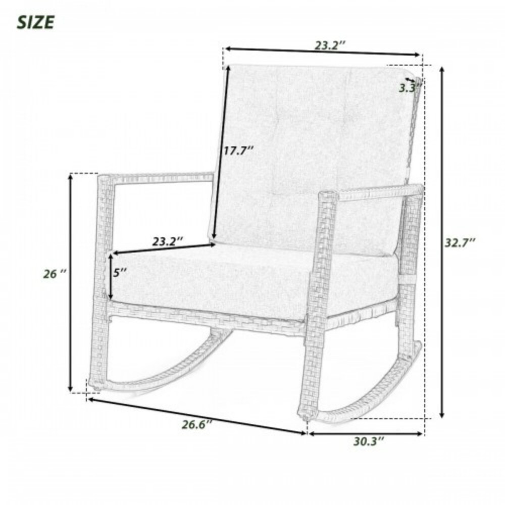 CASAINC TM-PP189961AAG Patio-Chairs - View #3