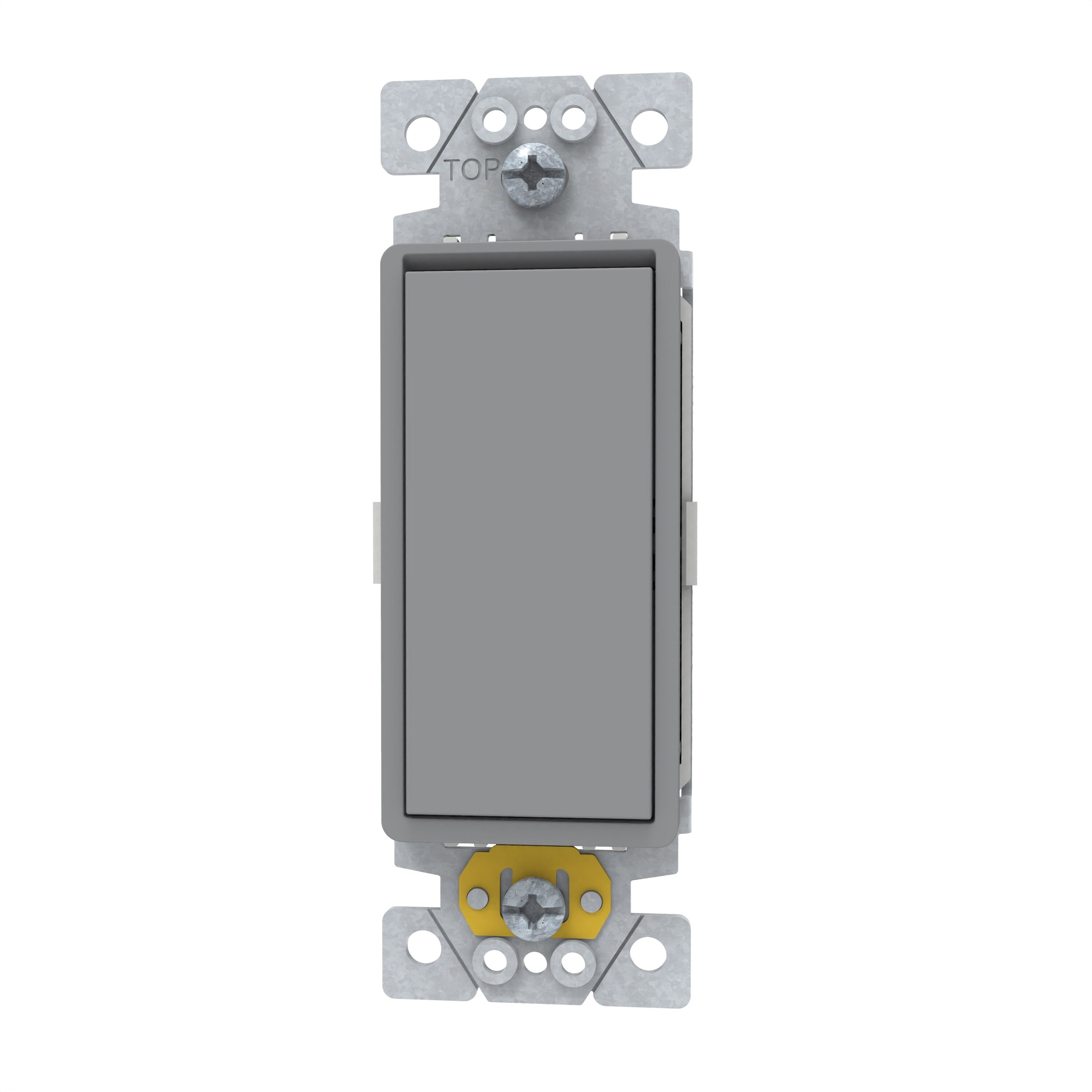 Square D X Series 20-amp 3-way Rocker Light Switch , Gray #SQR14231GY