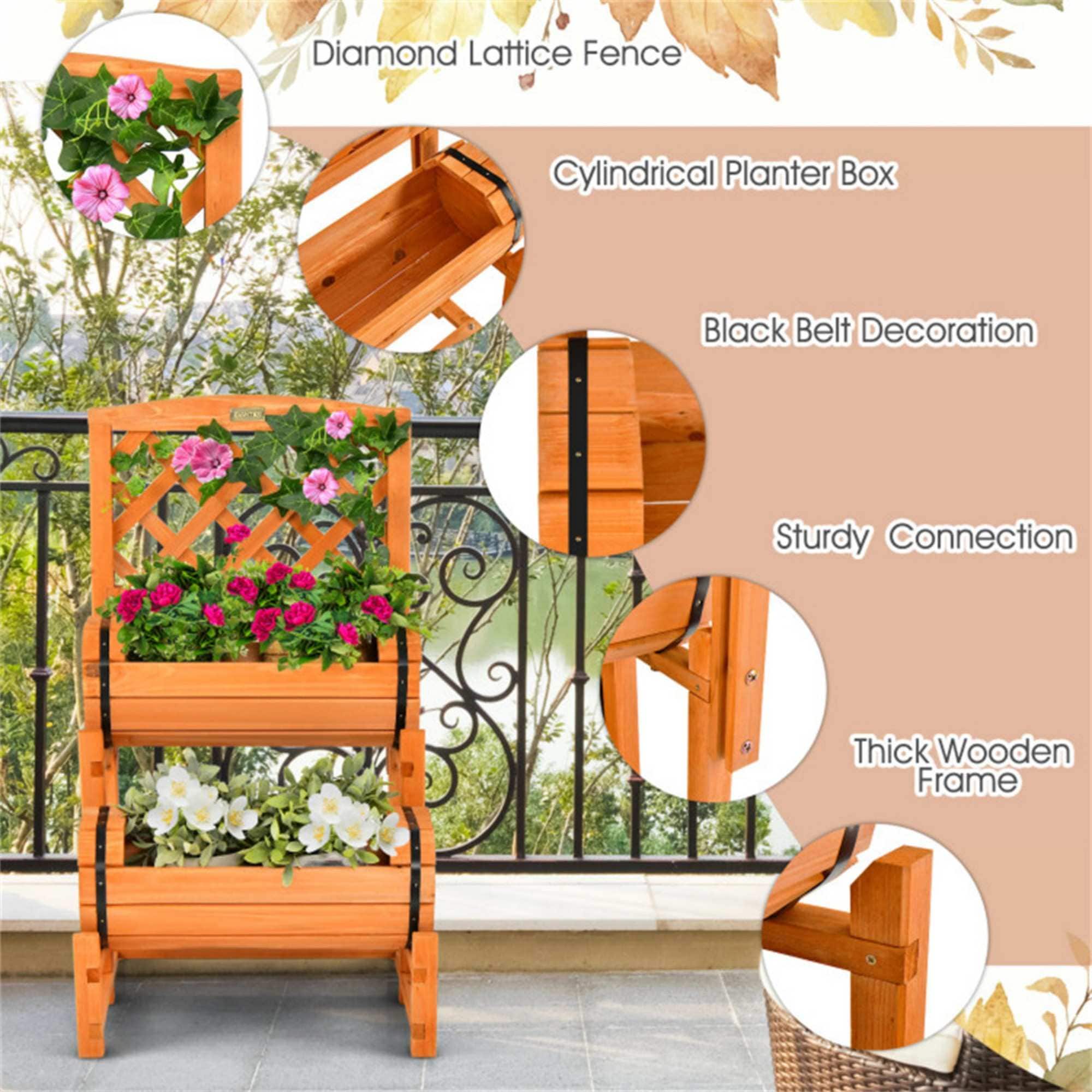 Wudkey L4-US8S4C Raised-Planter-Boxes - View #4