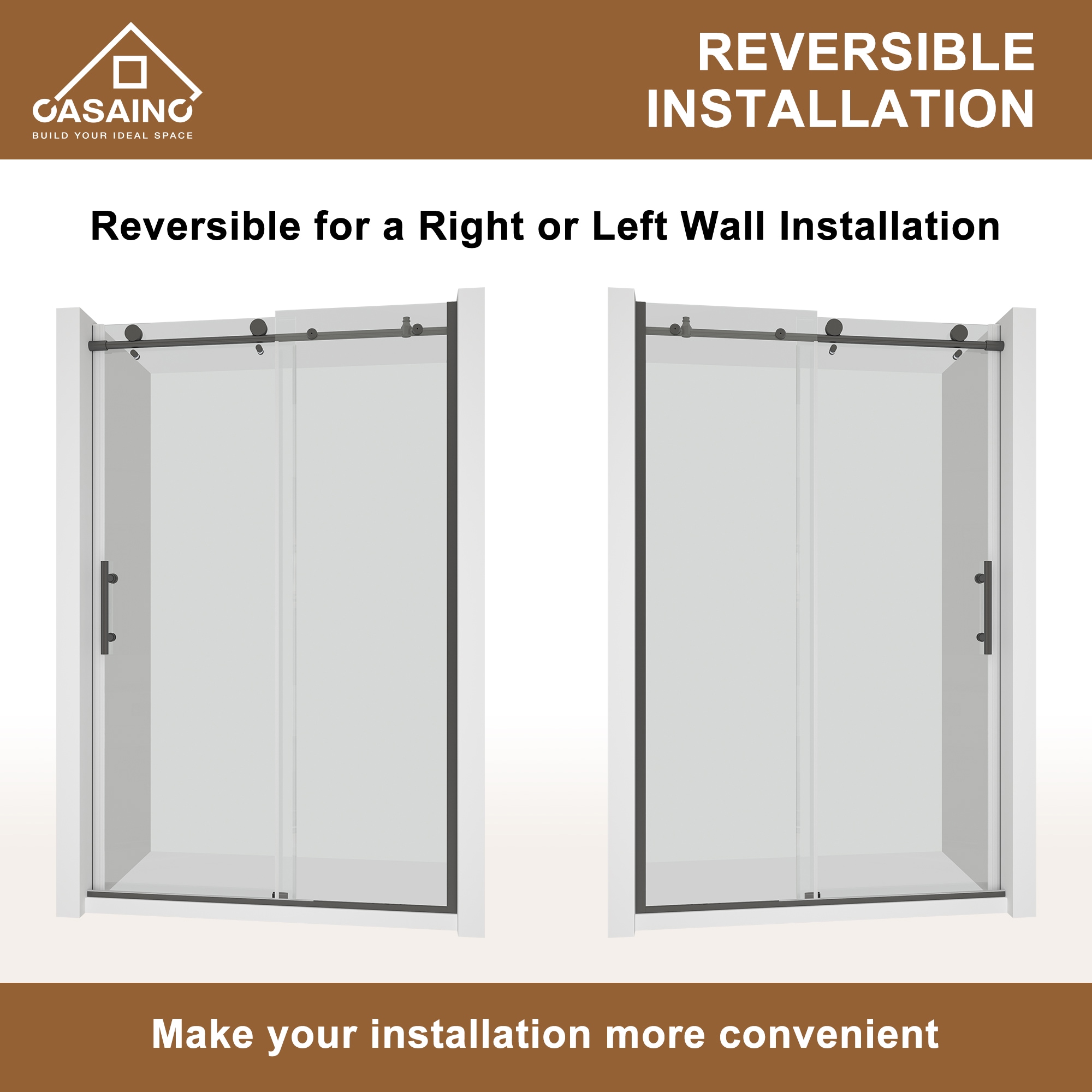 CASAINC SL-TL-C60 Shower-Doors - View #7