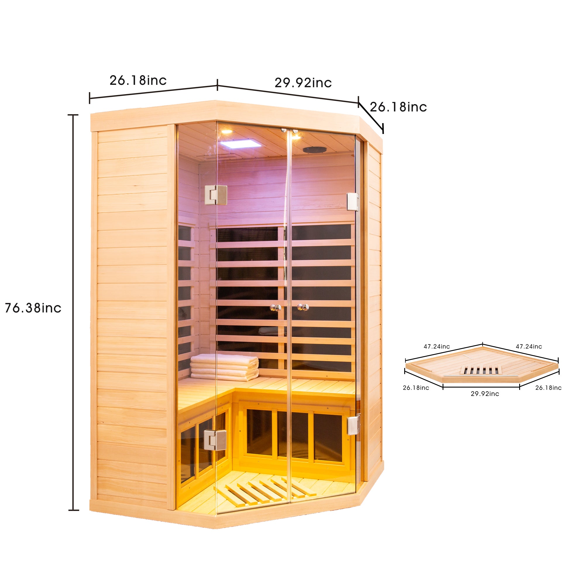 Boyel Living BL-FAS0018 Indoor-Saunas - View #2