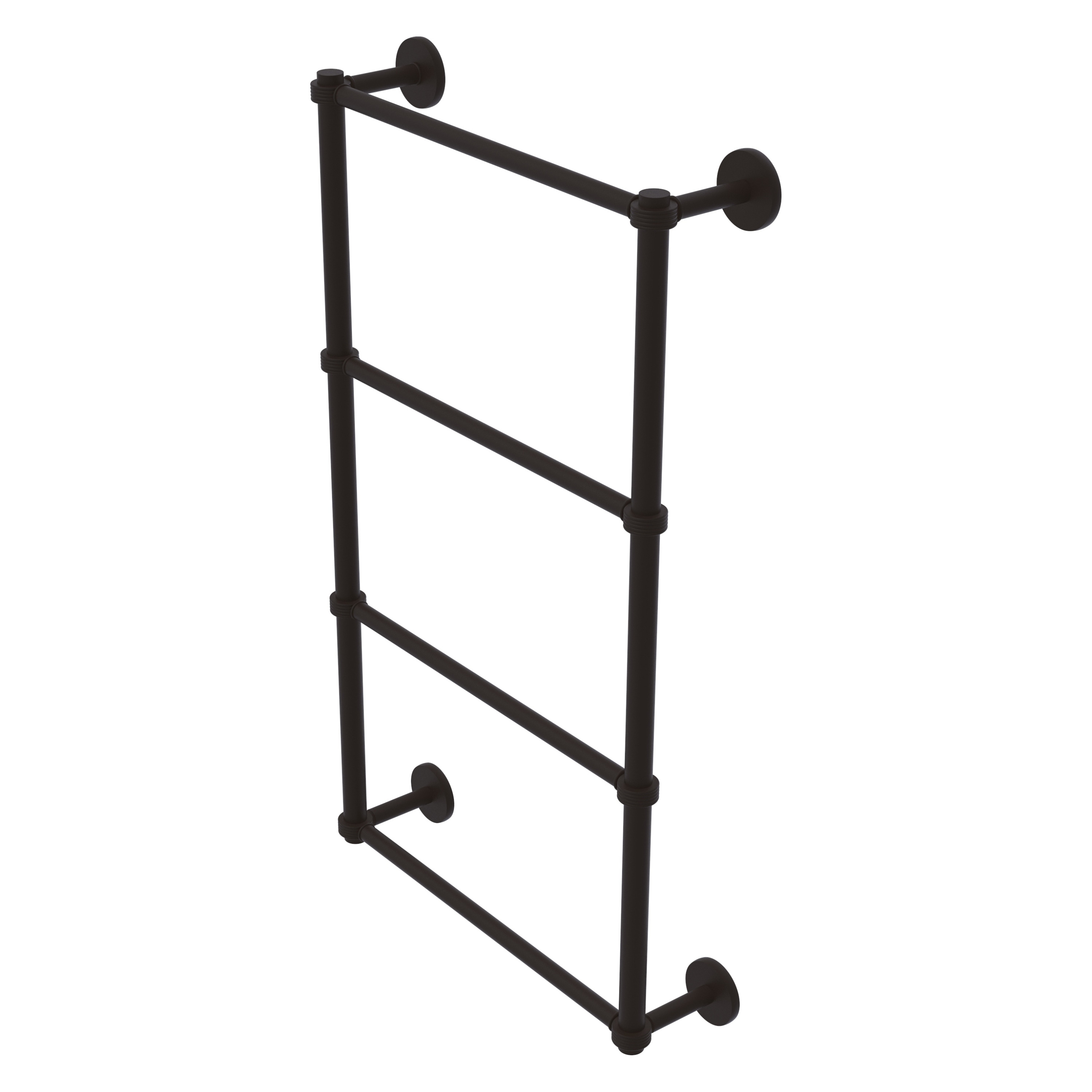 Allied Brass P1000-28G-36-ORB Prestige Skyline 36-in double Oil-rubbed bronze Wall mount 4-tier Towel Bar
