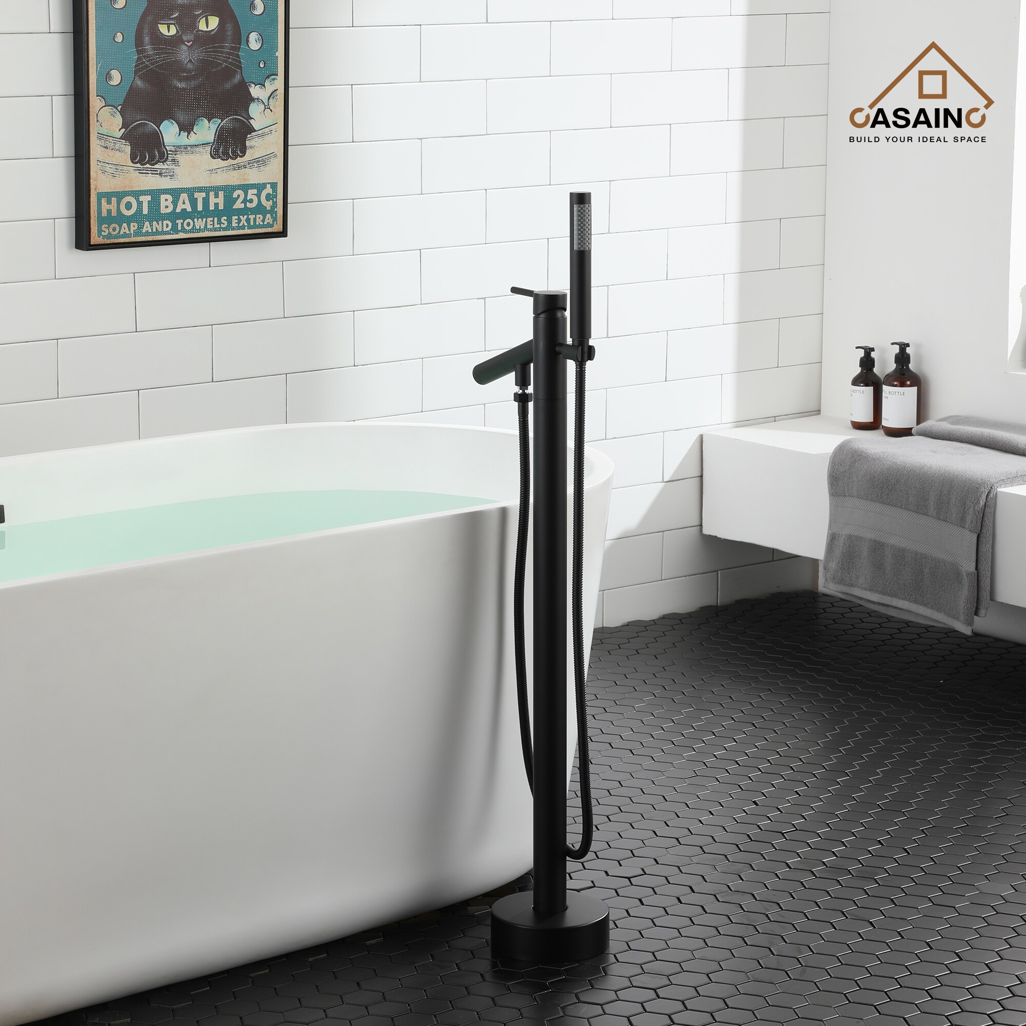CASAINC TC09-BB Roman-Tub-Faucets - View #4