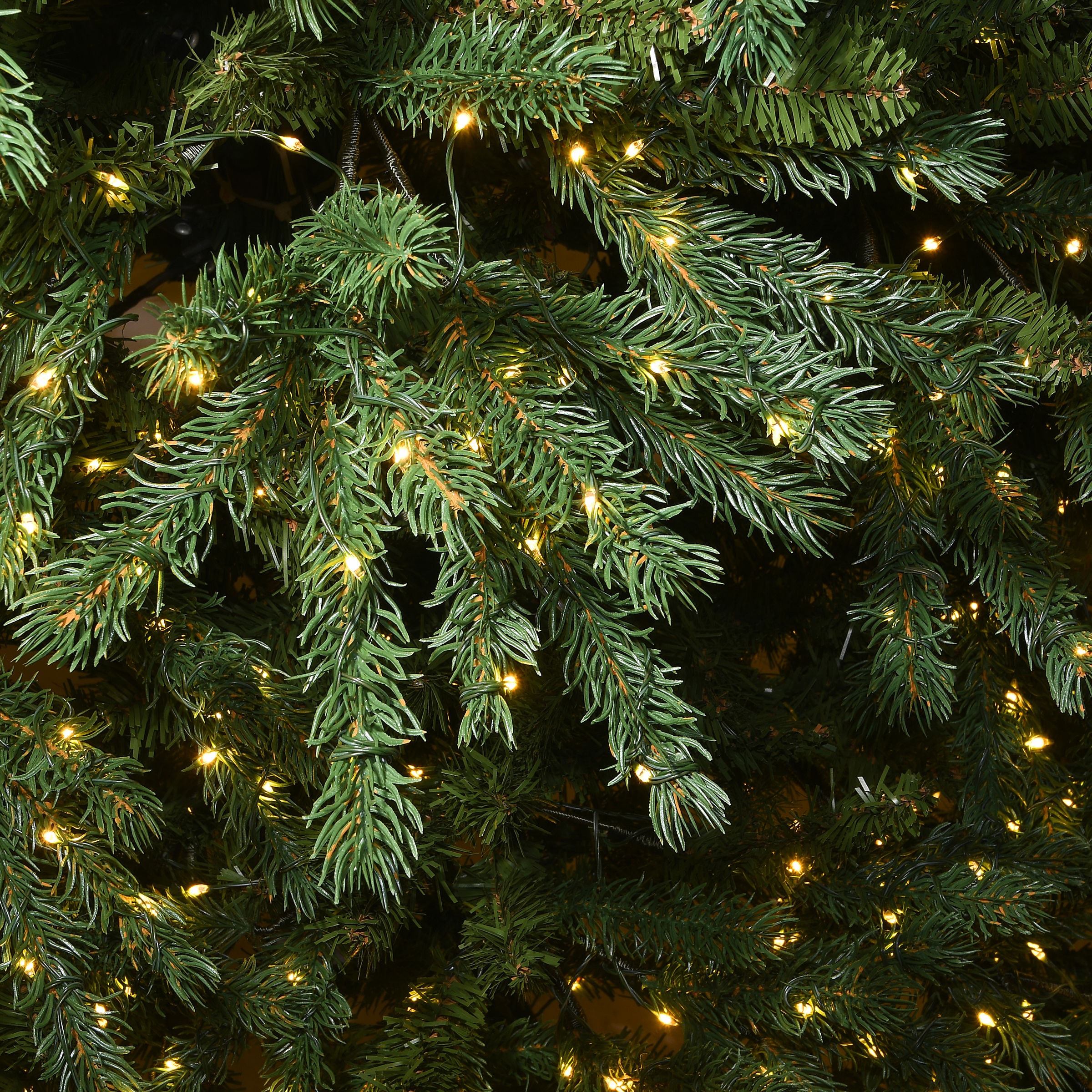 National Tree Company 7.5-ft Fraser Fir Pre-lit Slim Artificial ...