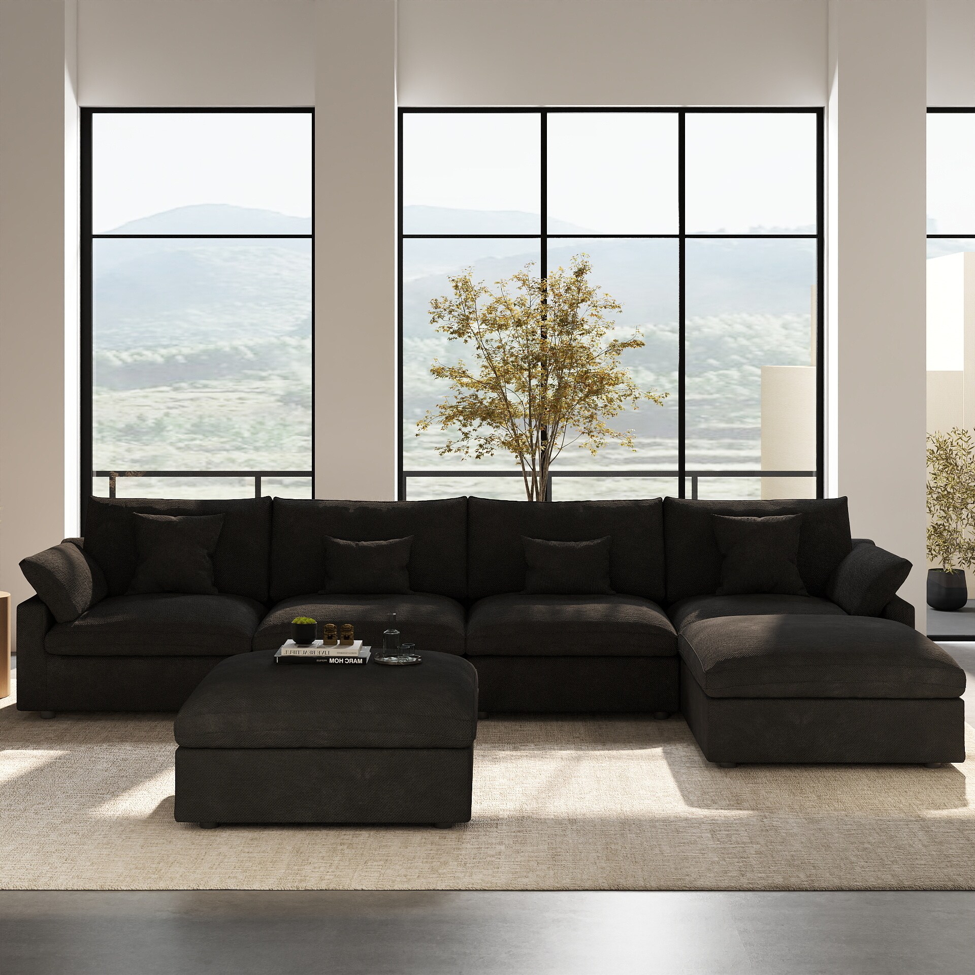 BuotiqHom DH-S4+2-140BK Sofas-Loveseats - View #2