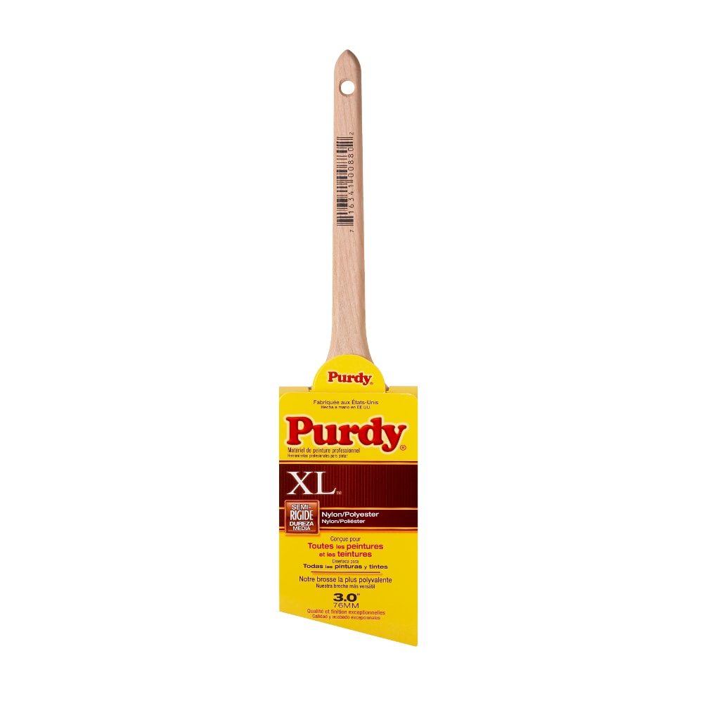 Purdy 3-Pack XL Multiple Sizes Reusable Nylon- Polyester Blend Angle Paint  Brush (General Purpose Brush) in the Paint Brushes department at